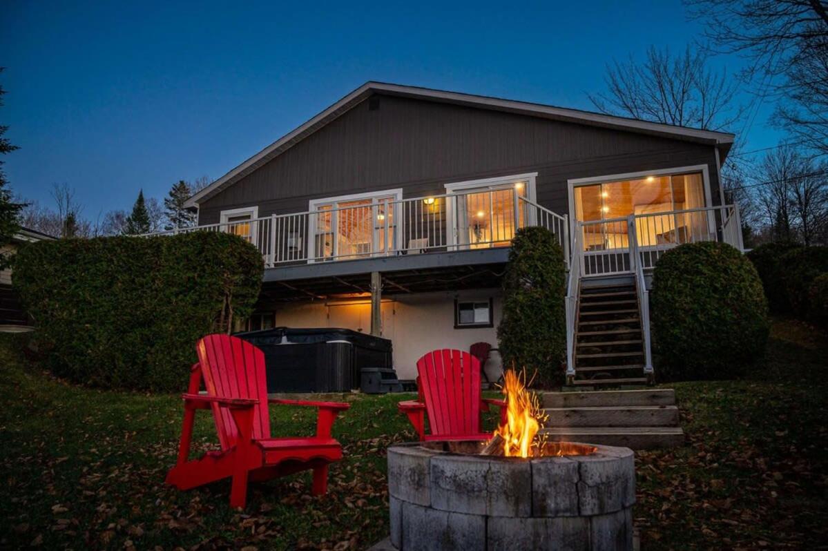 FRONT LAKE hot tub with sunset ski and slide 8p