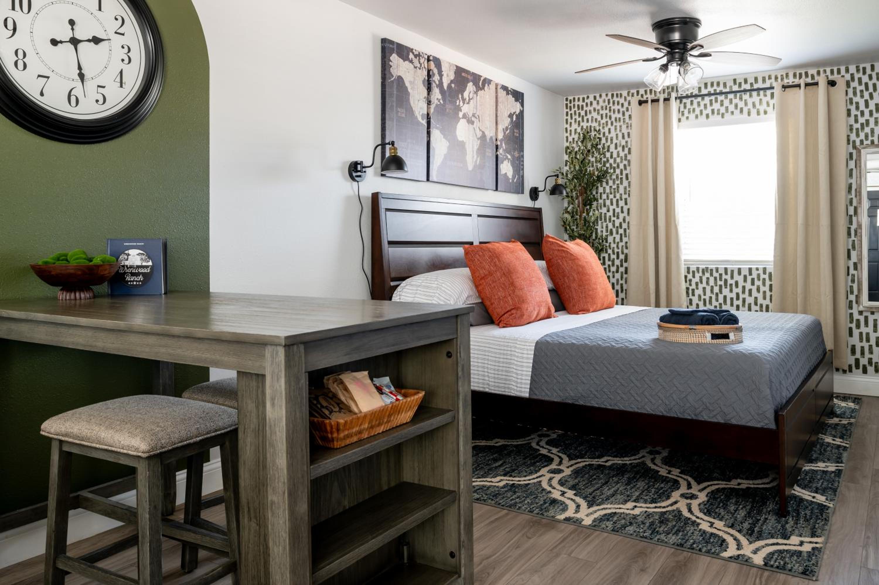 Step Free Entrance-Wolfe Cottage at Wrenwood Ranch, King Bed view 2