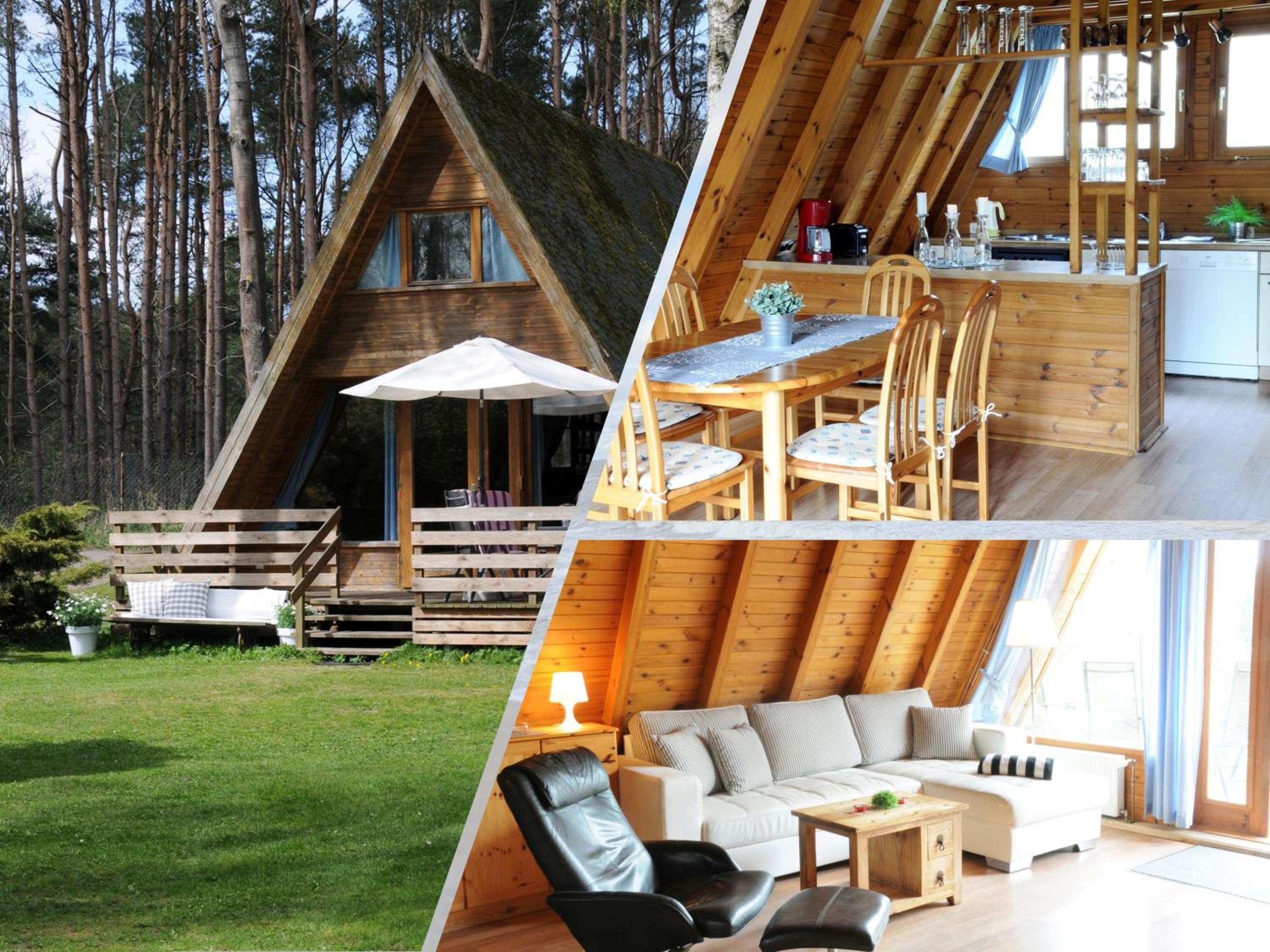 Zinnowitz, Finnhütte am Ostseestrand