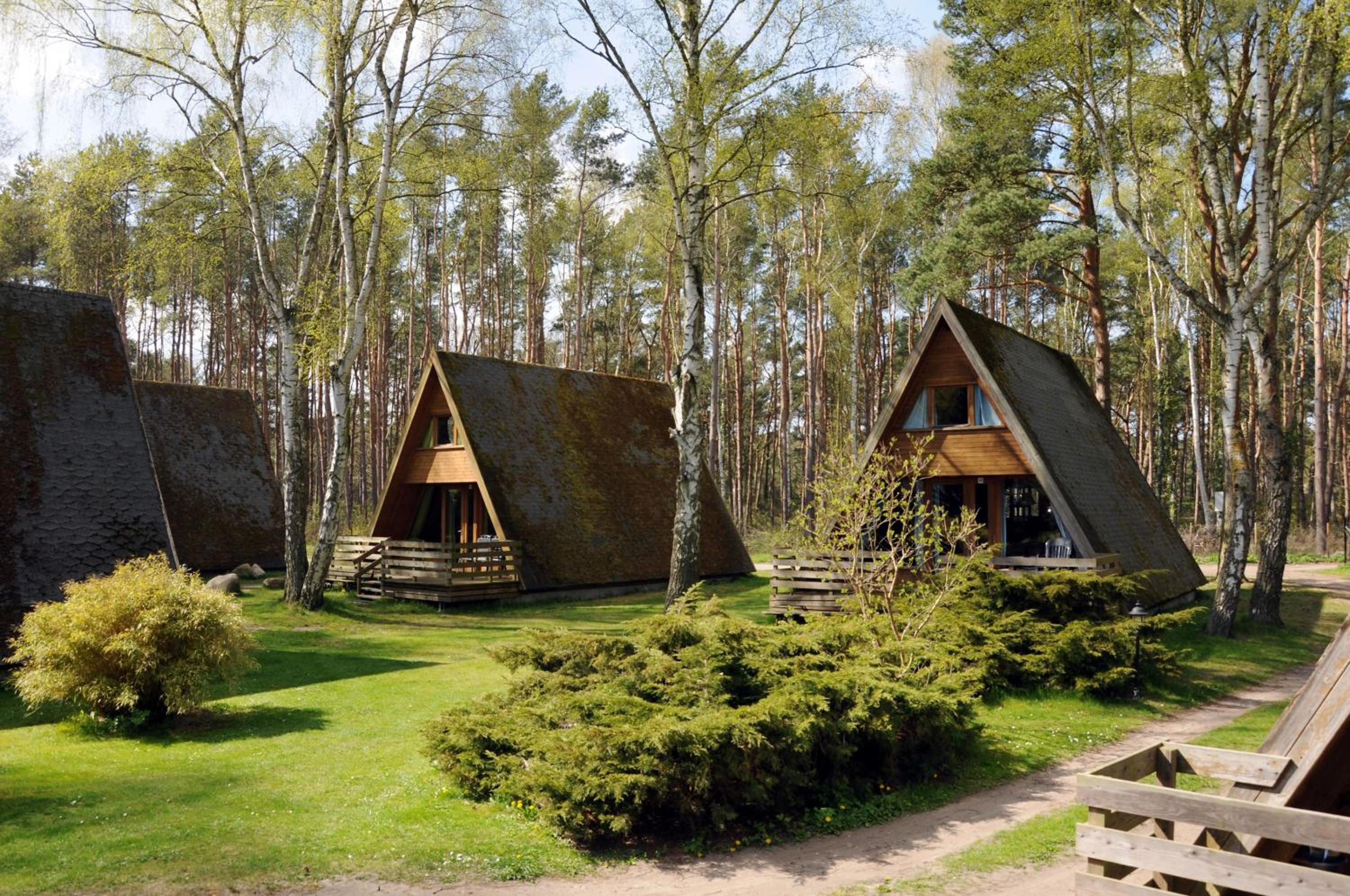 Zinnowitz, Finnhütte am Ostseestrand