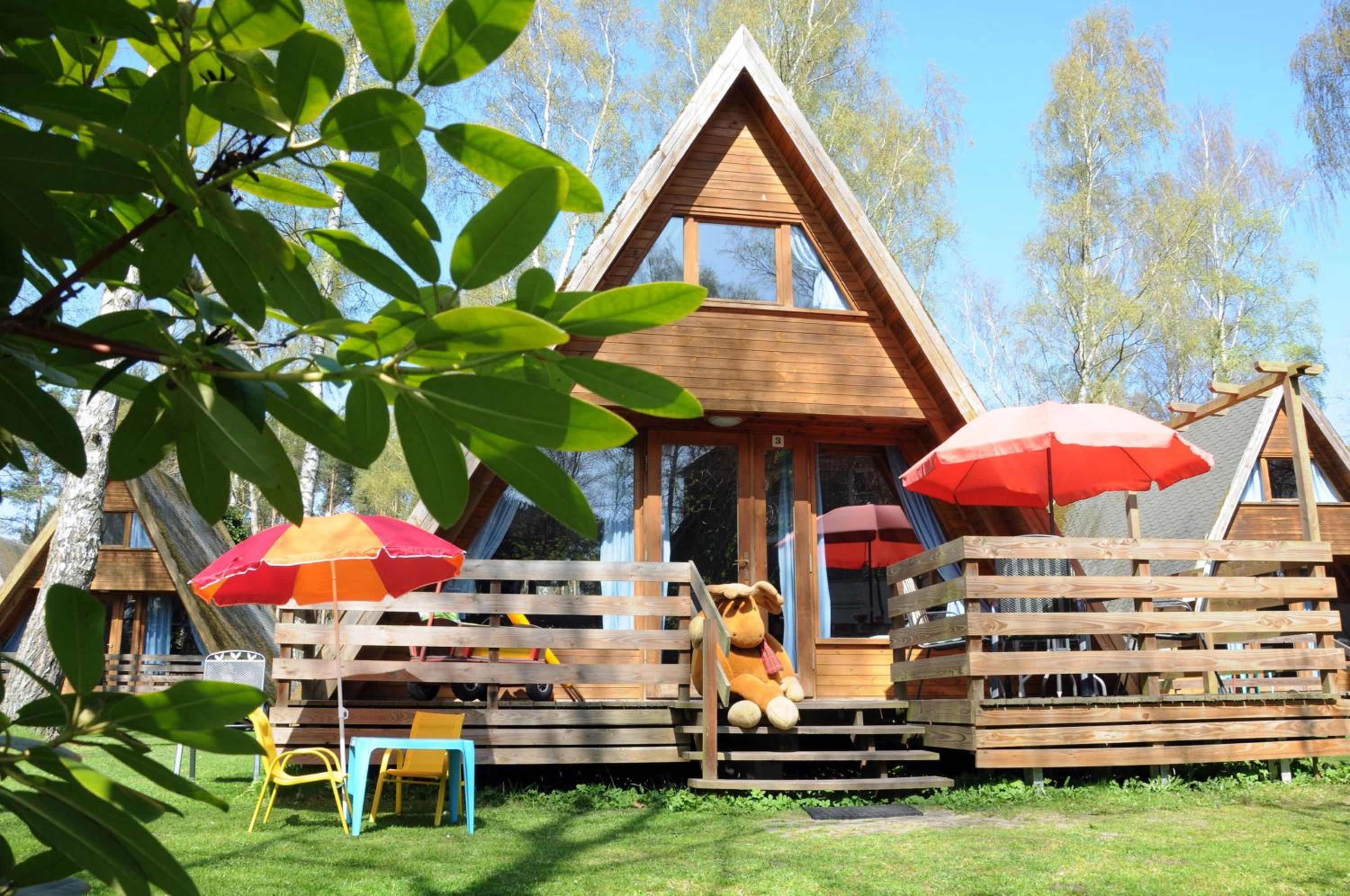 Zinnowitz, Finnhütte am Ostseestrand