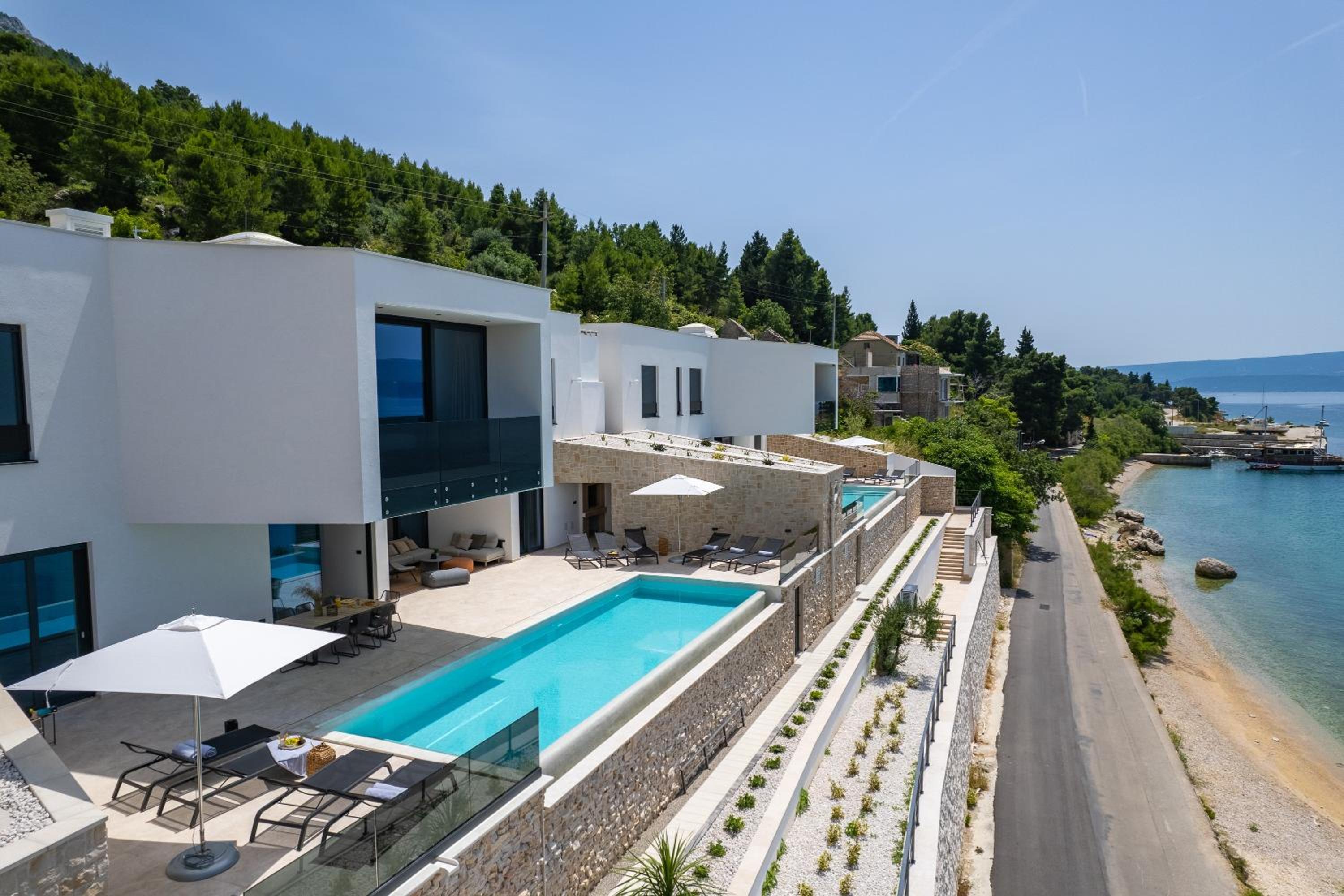 Extravagant Omis Villa 5 Bedrooms Villa Chazaret Frontline Location view 4