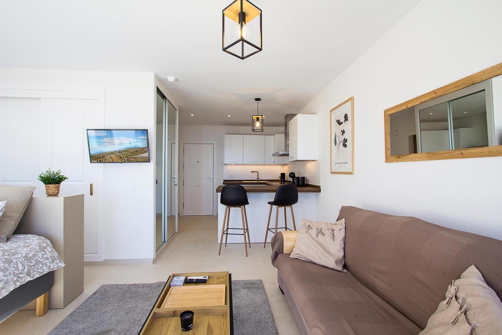 Beach front Studio in Elviria