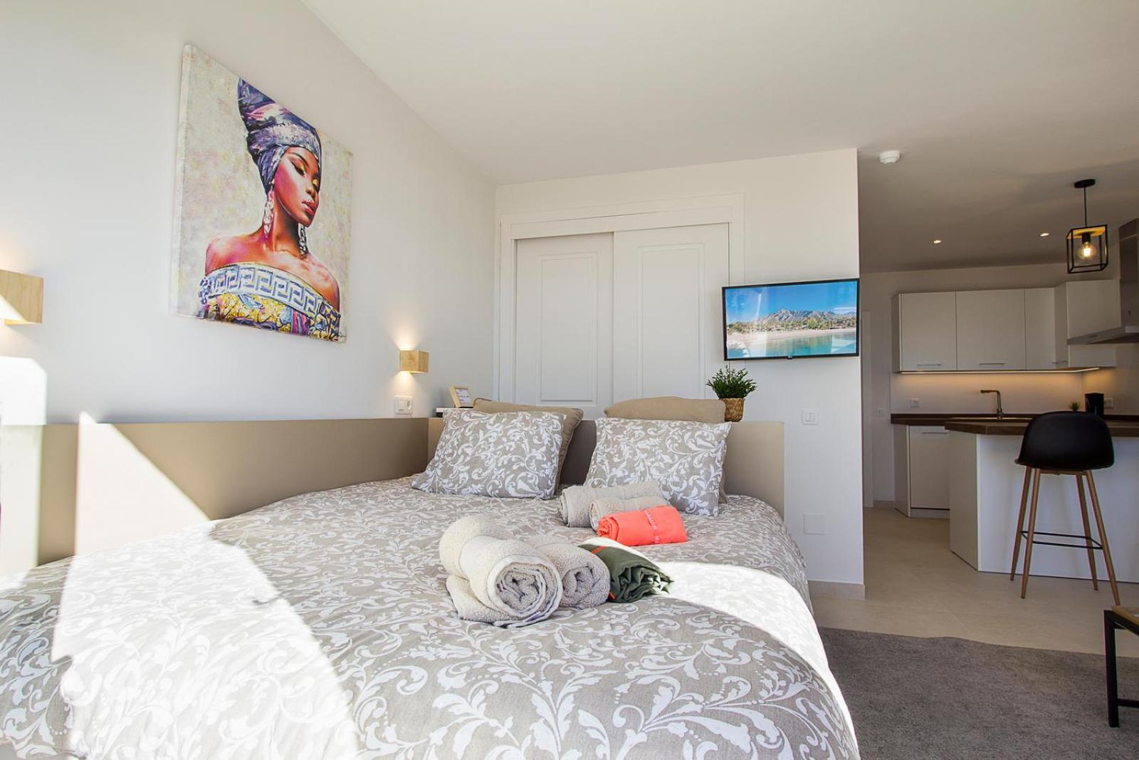 Beach front Studio in Elviria