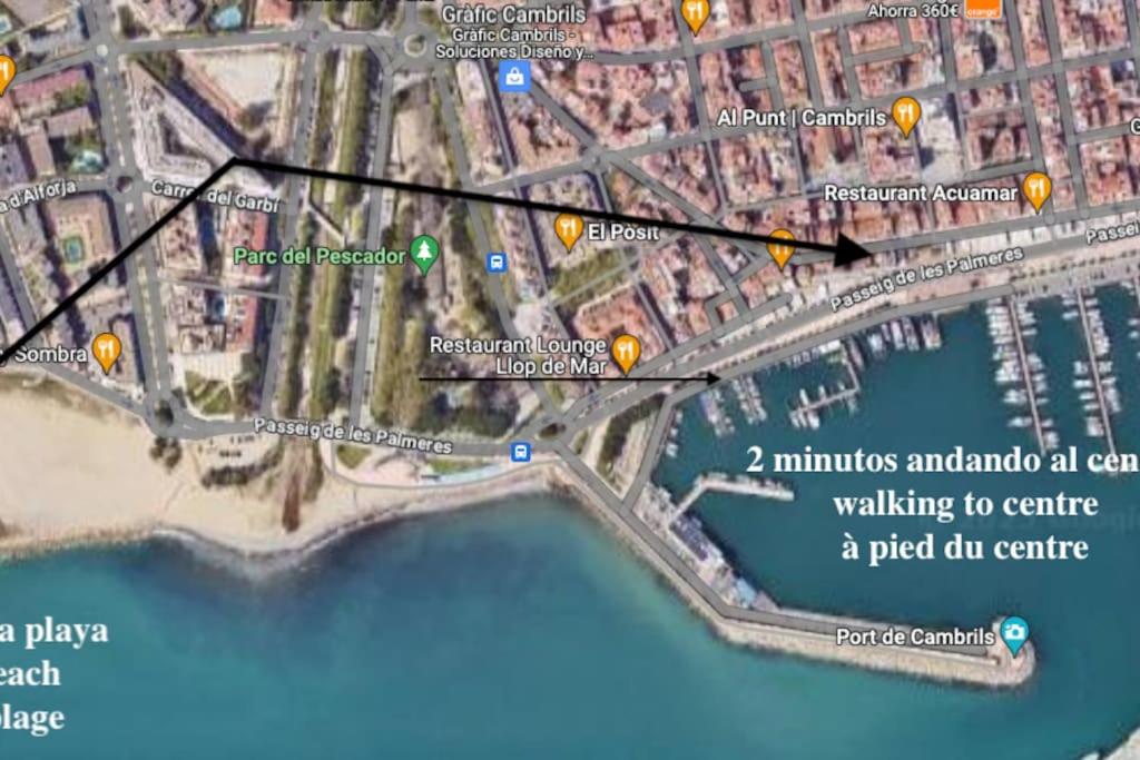 Apartment by the beach with pool and private parking
