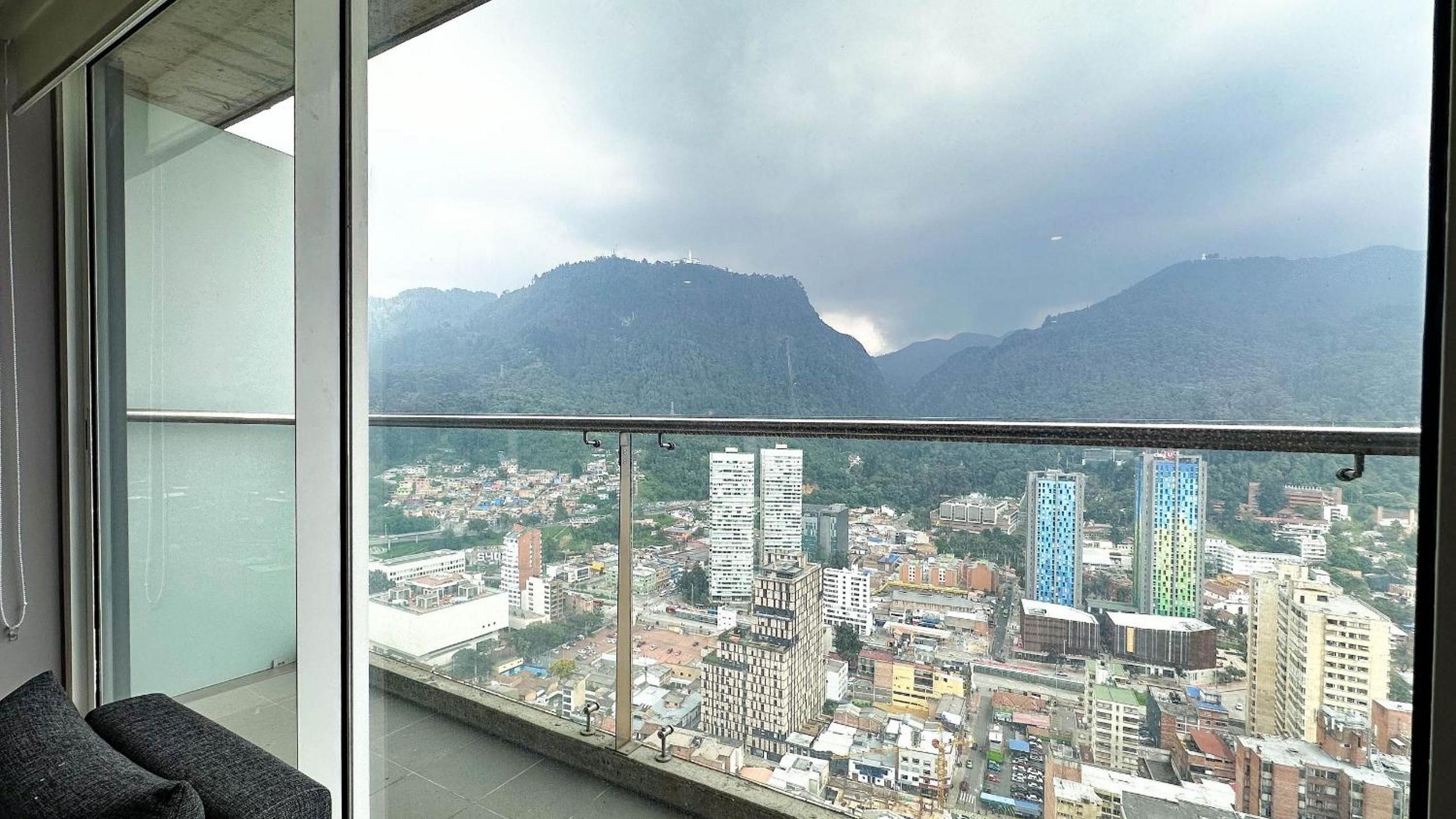 Apartaestudios con vista en el centro de Bogotá