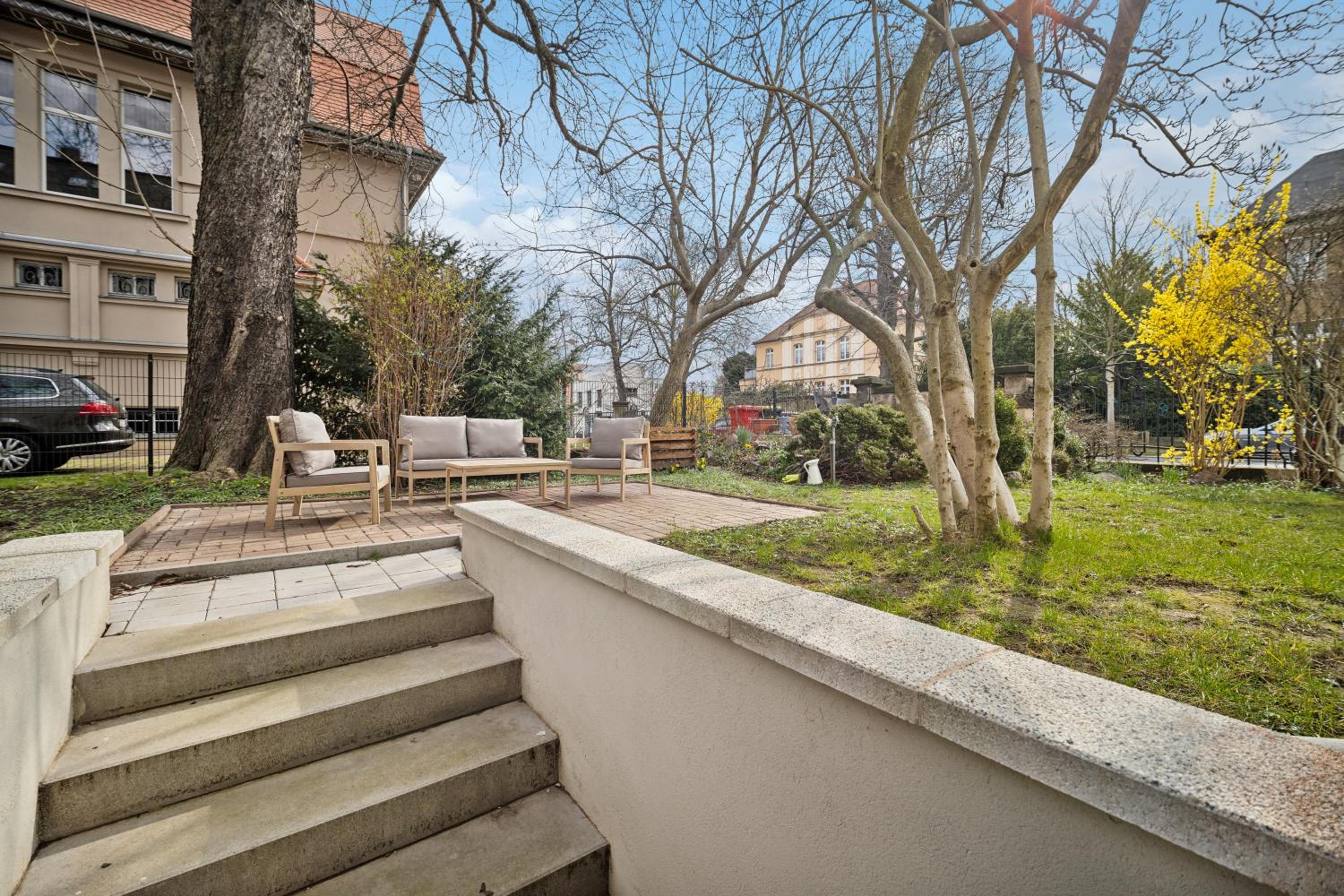 Wiener Palais am Großen Garten, Arbeitsplatz, Familie, 8 Pers, Smart-TV