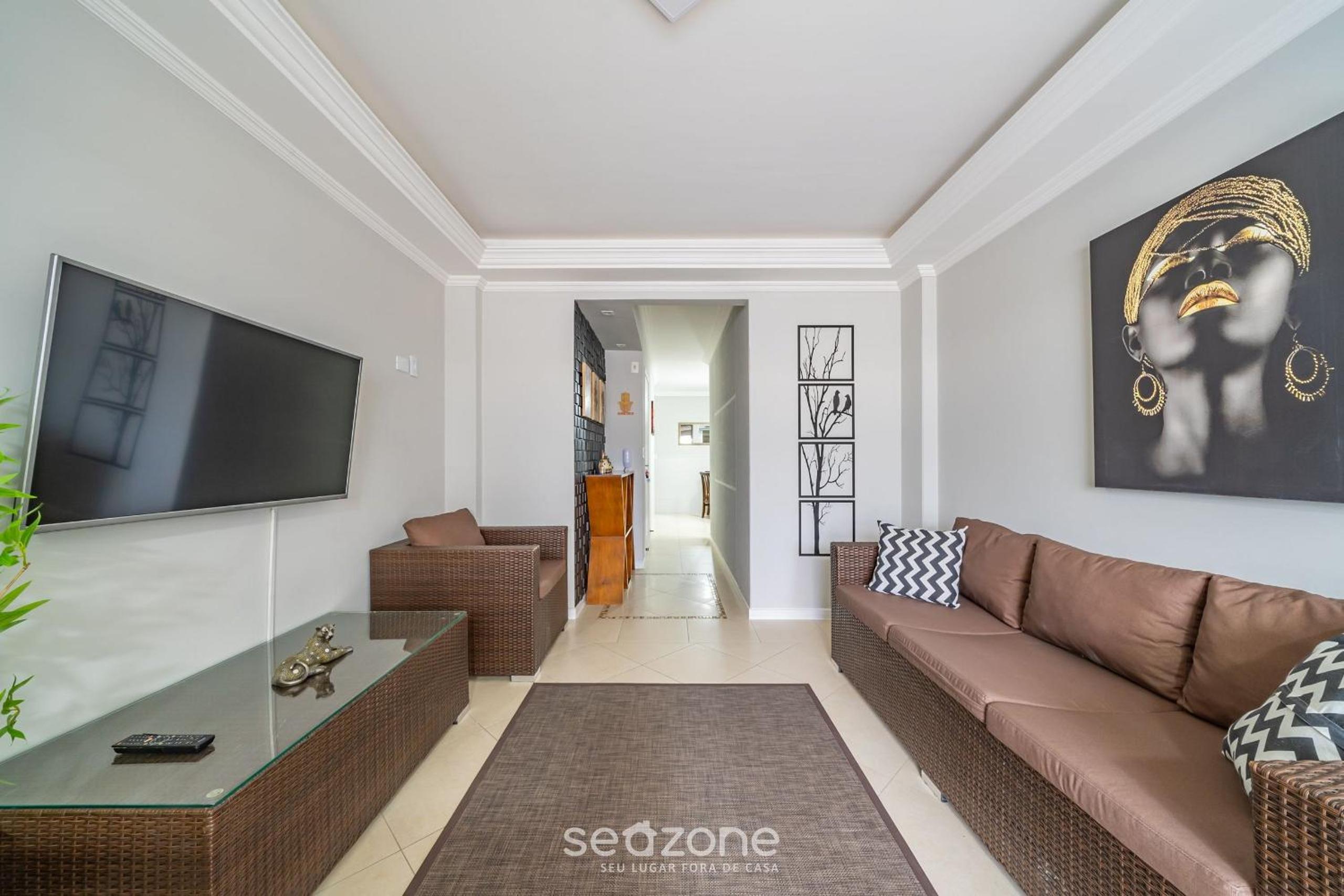 Apt 60m from sea - Meia Praia Itapema OBS0301