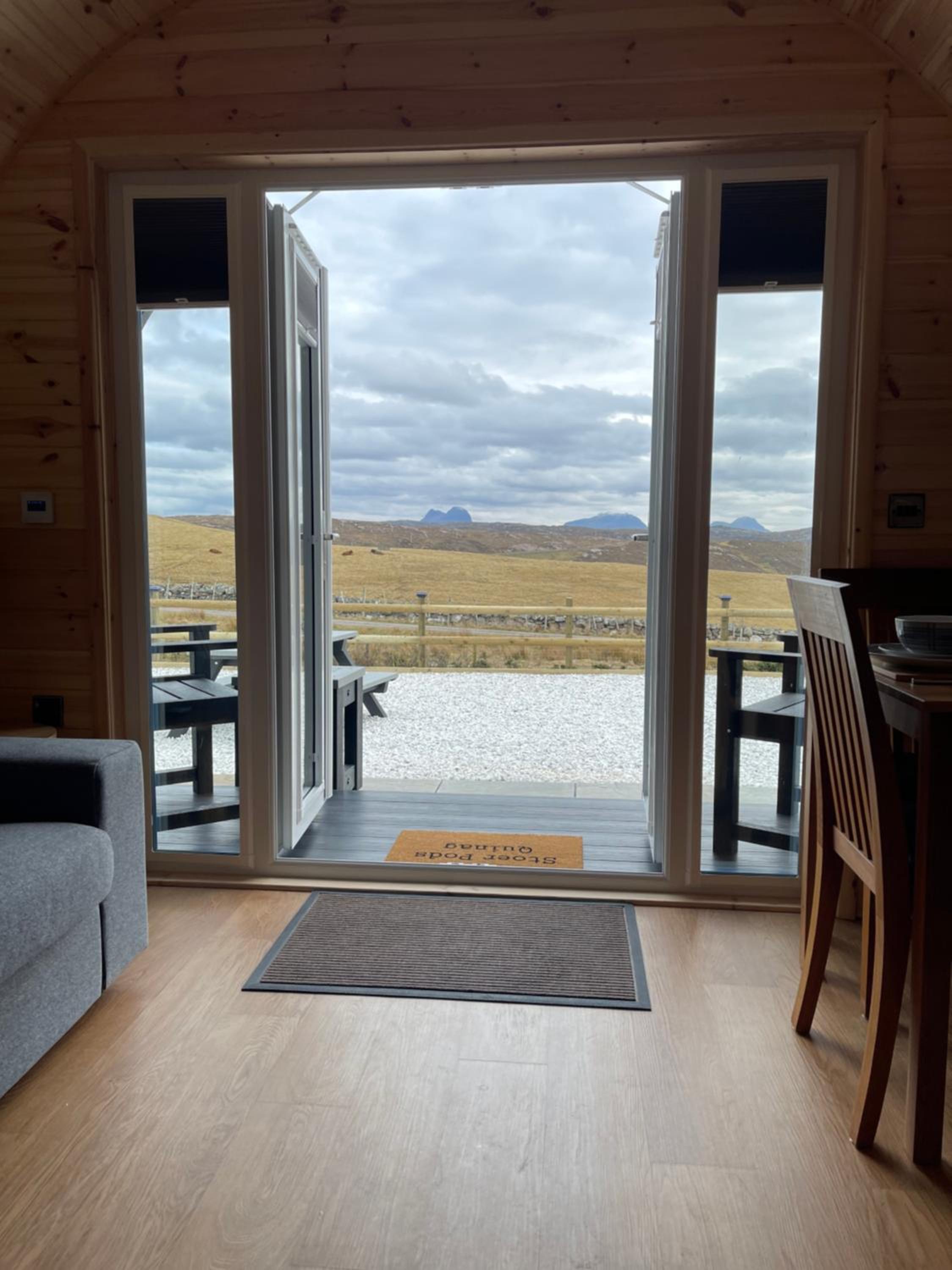 Stoer Pods - Quinag Pod view 4