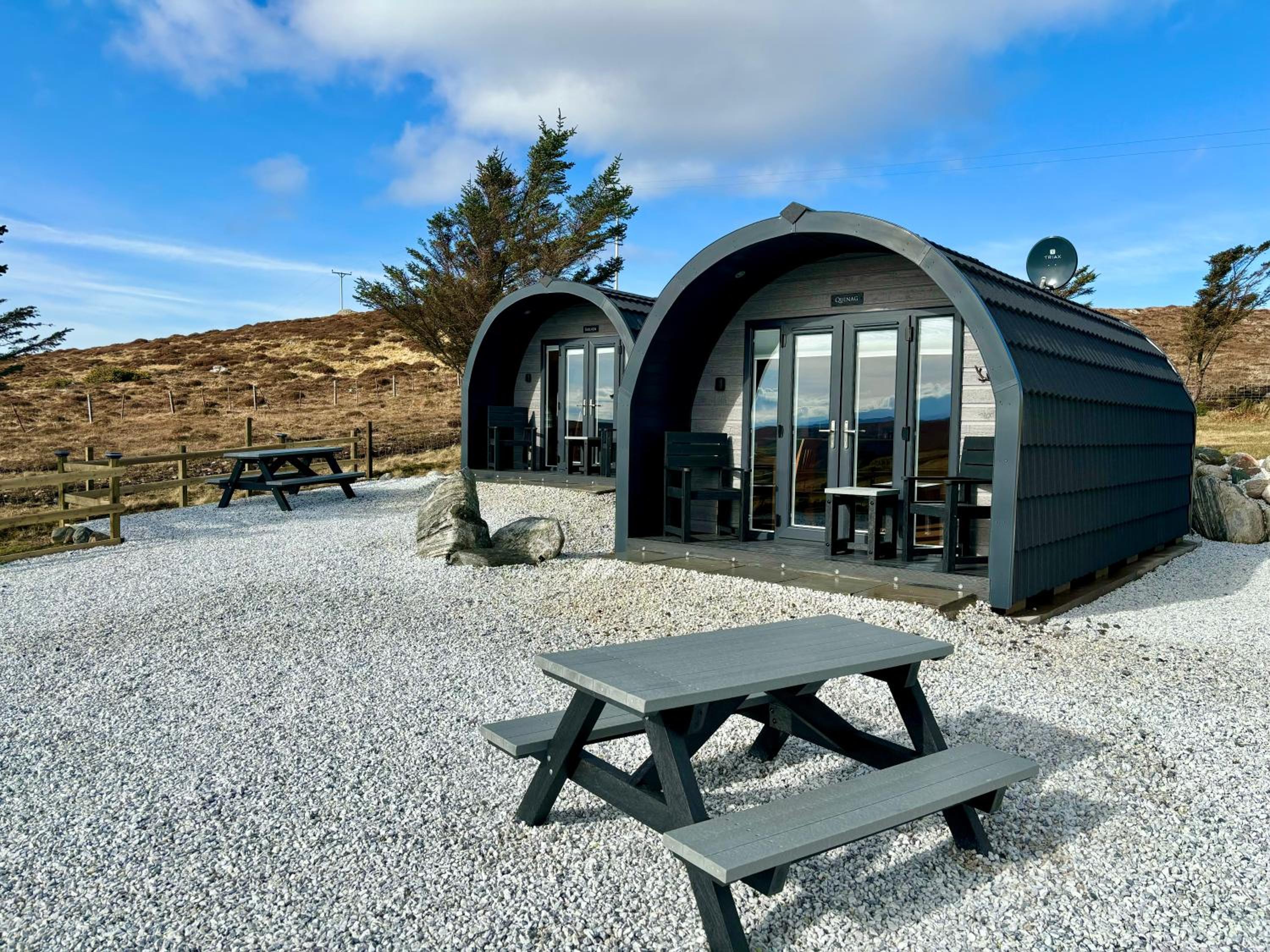 Stoer Pods - Quinag Pod view 2