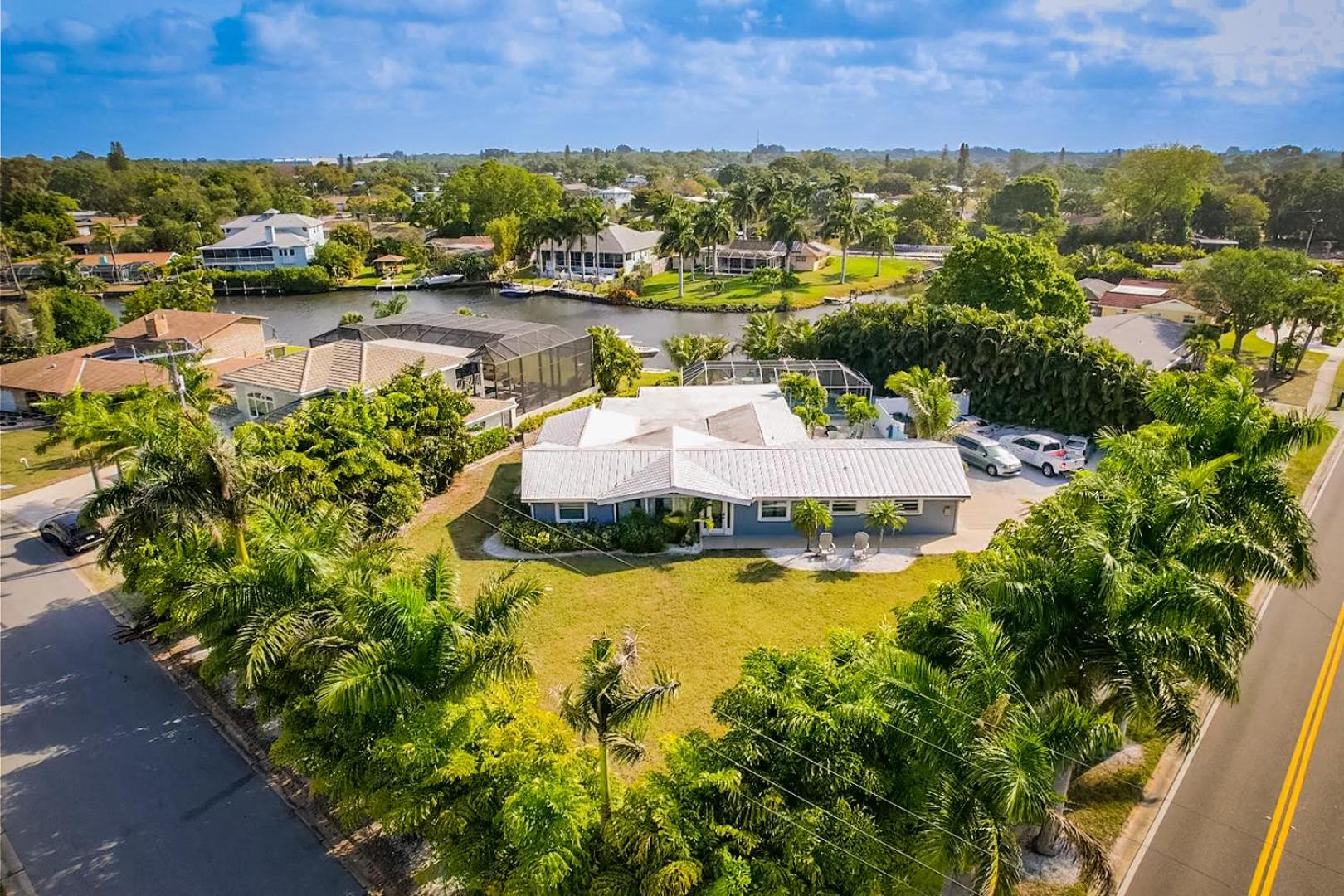 Phillipi Creek House With Boat Dock And Pool view 2