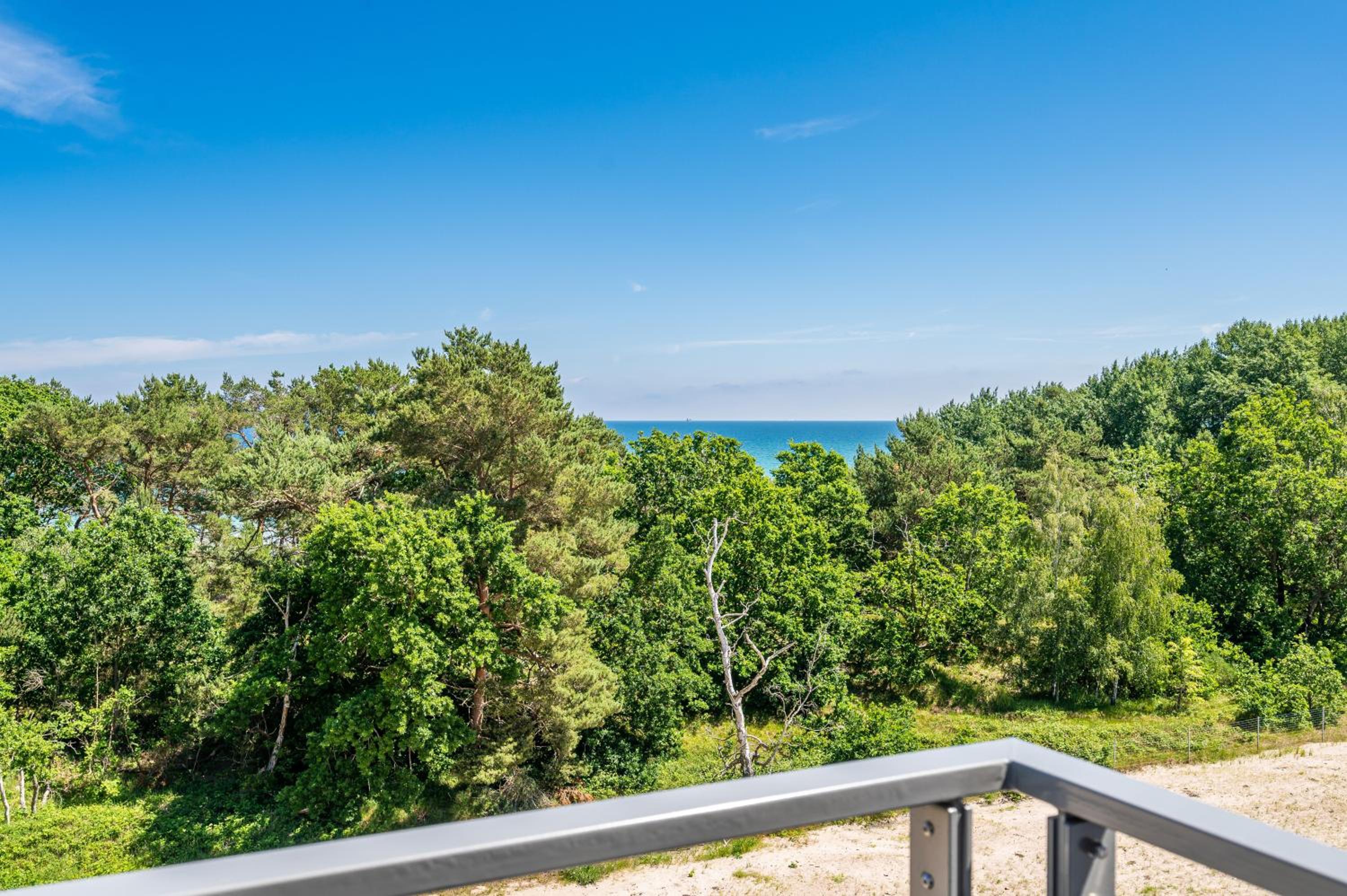 Prora - Ferienwohnung mit Dachterrasse - Meerblick