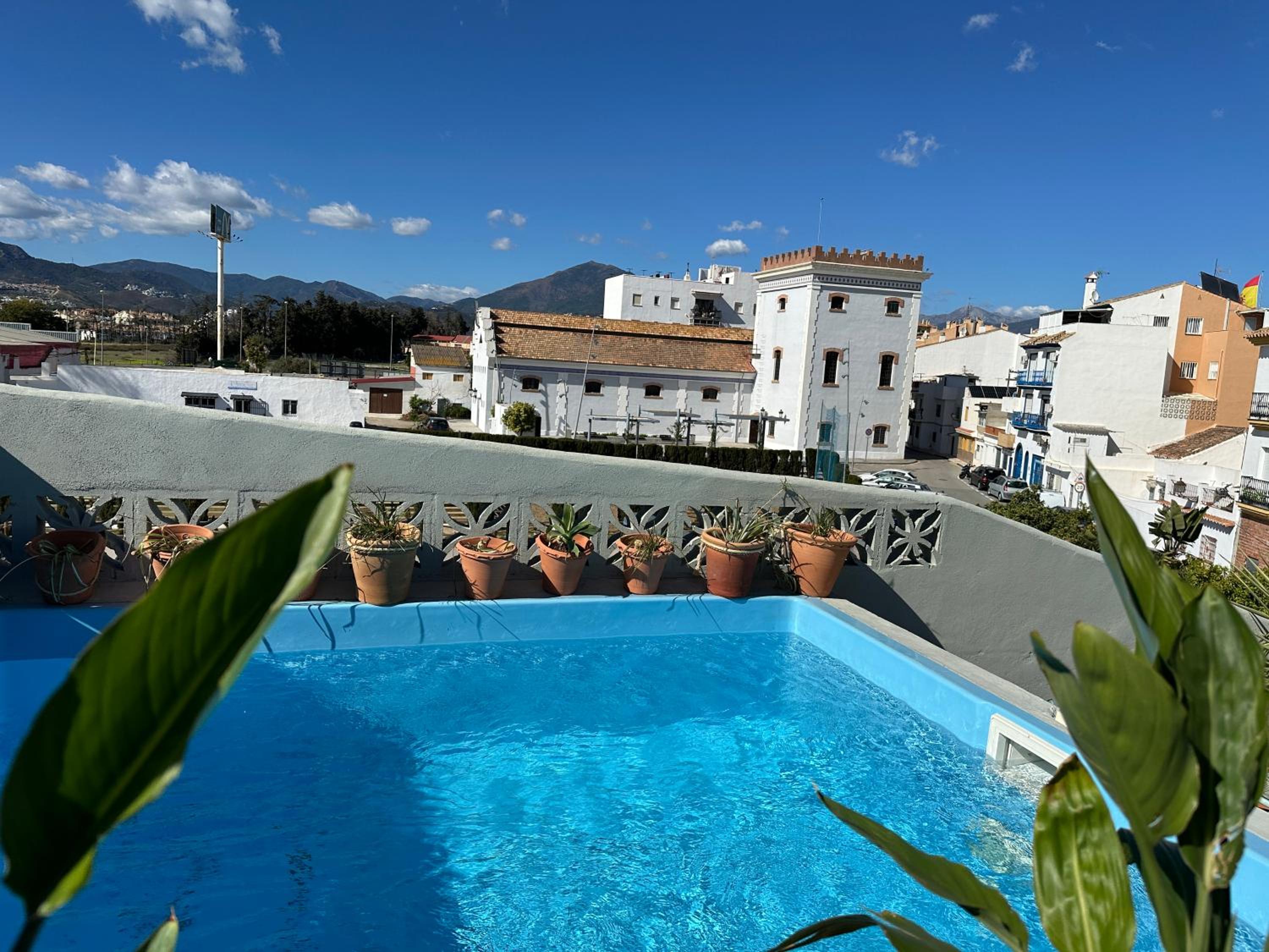 Romantic rooftop apartment with stunning sea and mountain views
