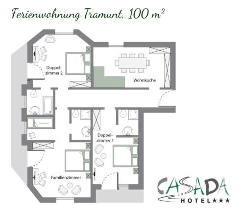 Ferienwohnung Tramunt im Hotel Casada