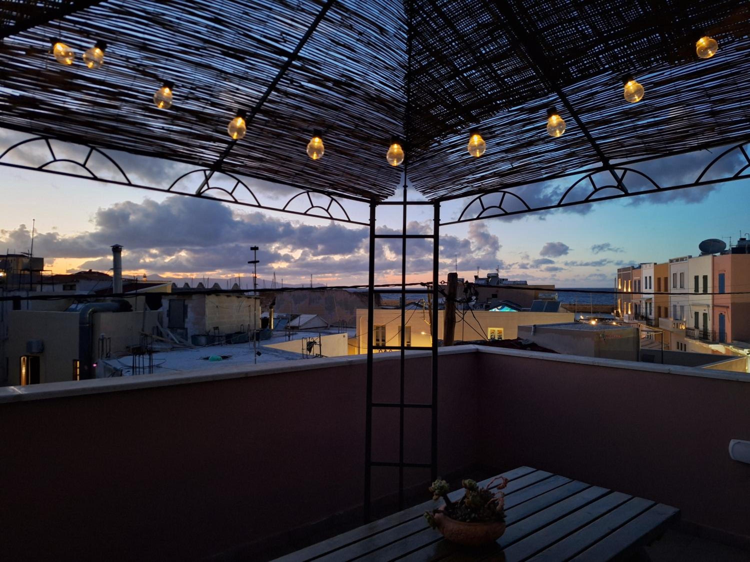 Icarus Loft Old Town rooftop terrace view 3