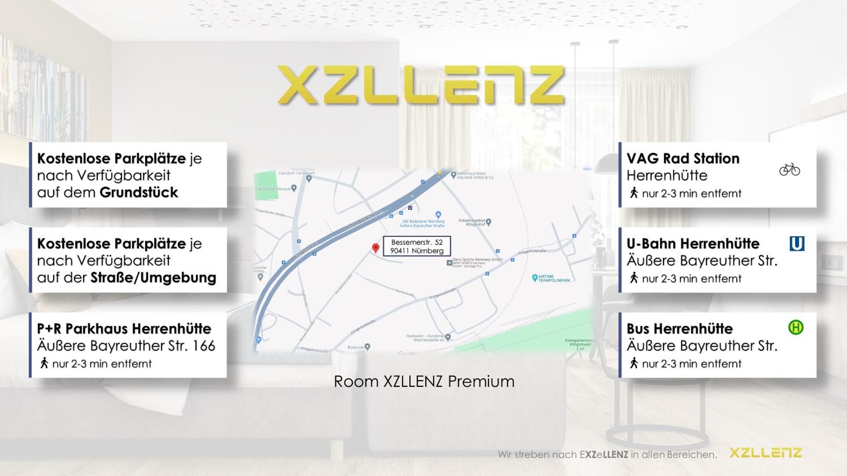 XZLLENZ Traum Studio-Apartment, Frei-Parken, U-Bahn, Küche