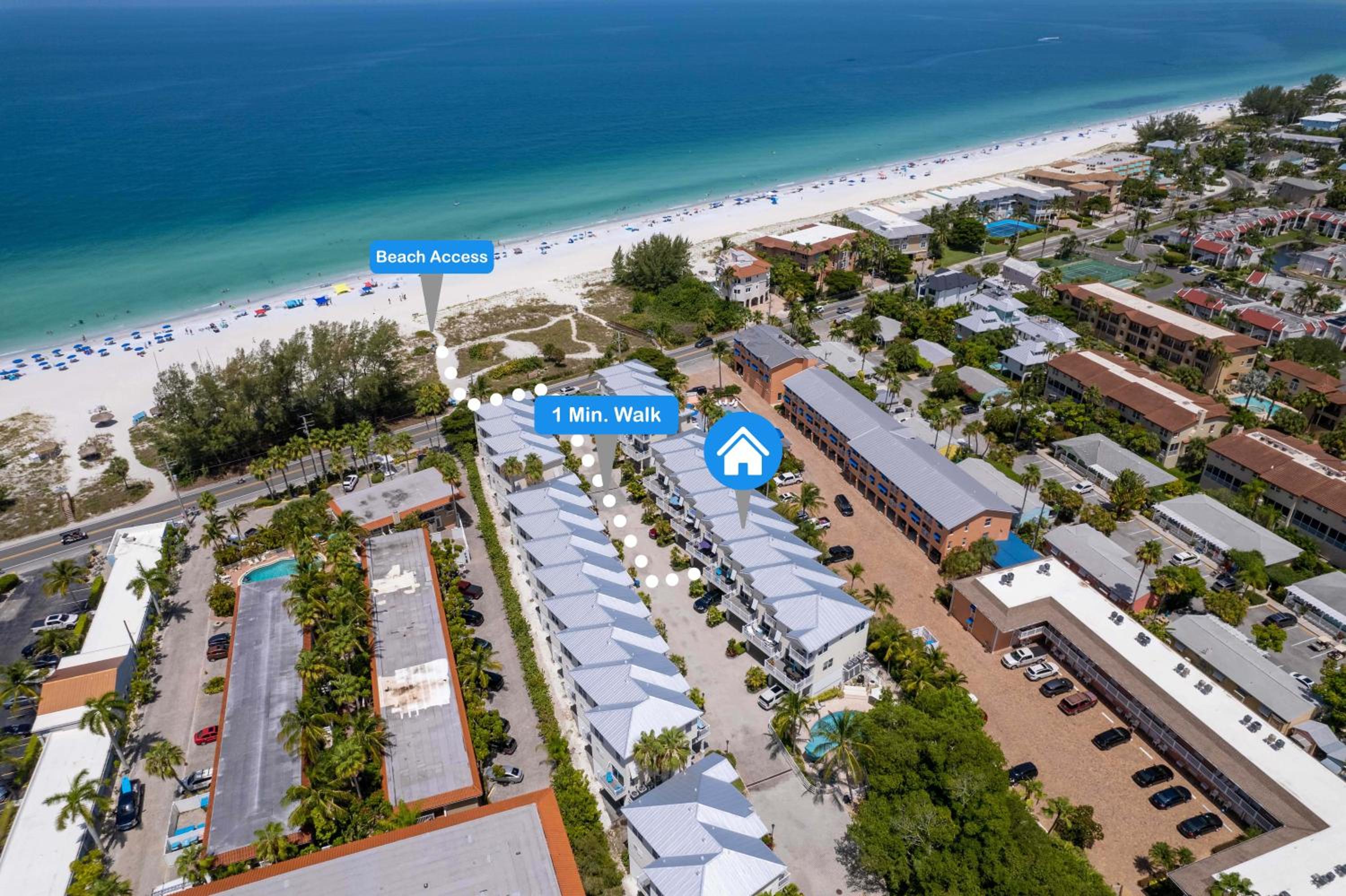 Updated 3 Bedroom Townhome, Steps to the Beach with Views from the Balcony view 2