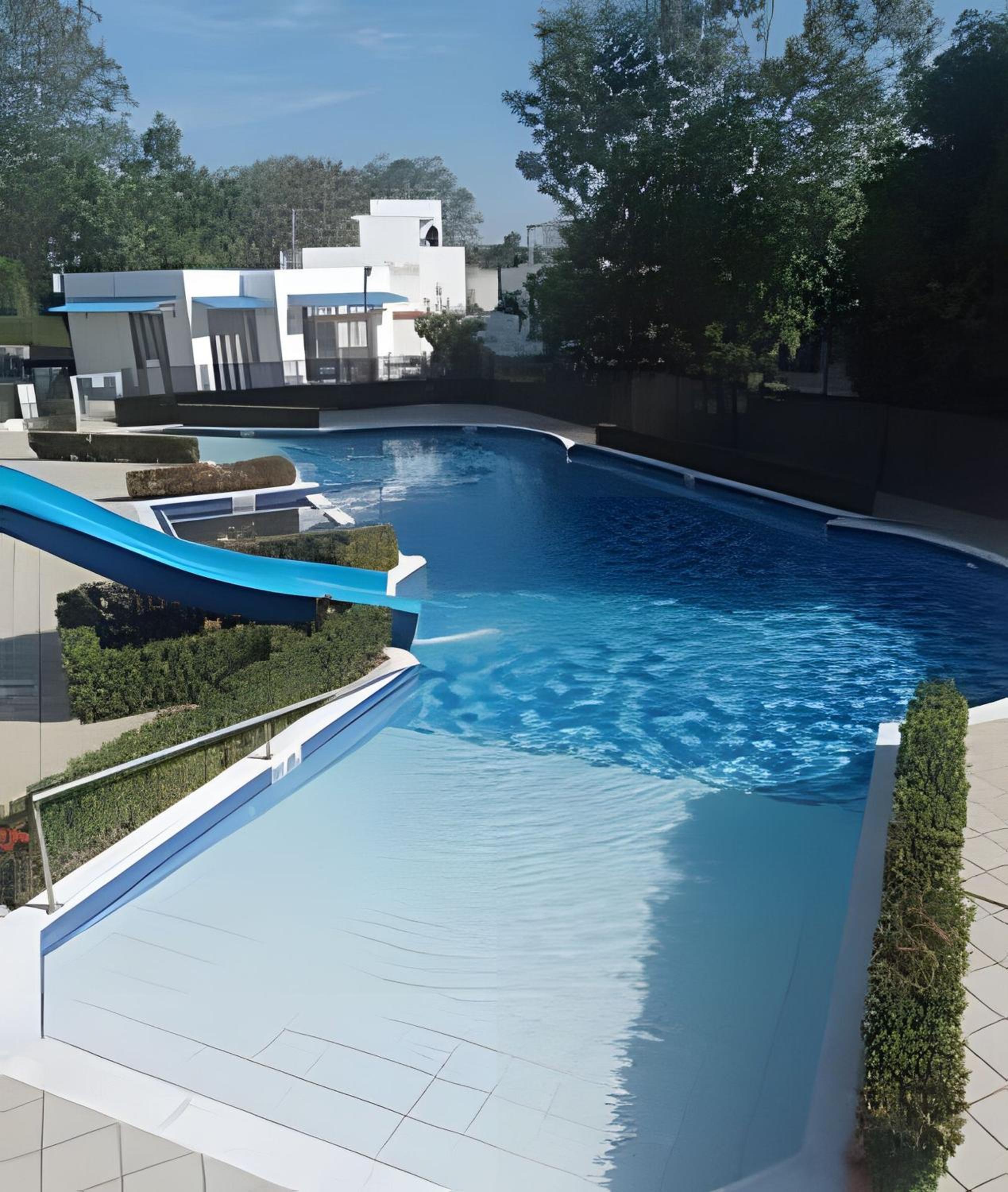 Casa mediterránea con piscina, aire, WI-FI y cocina