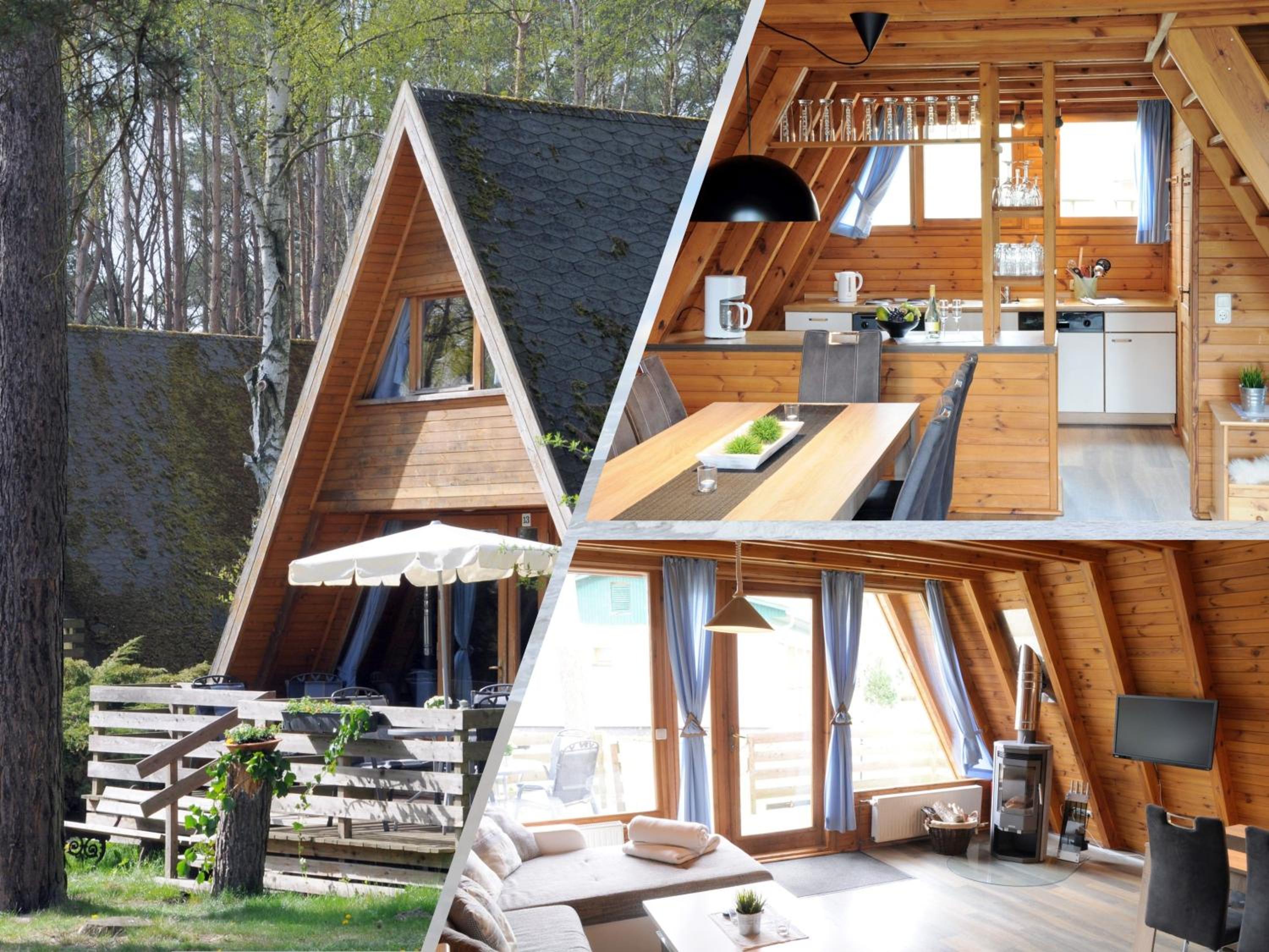 Zinnowitz, Finnhütte am Ostseestrand
