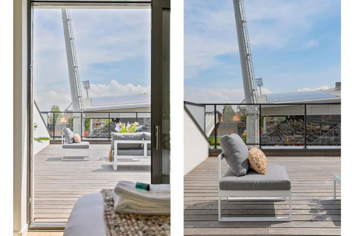 Family house with stunning roof terrace overlooking the Diaz Arena