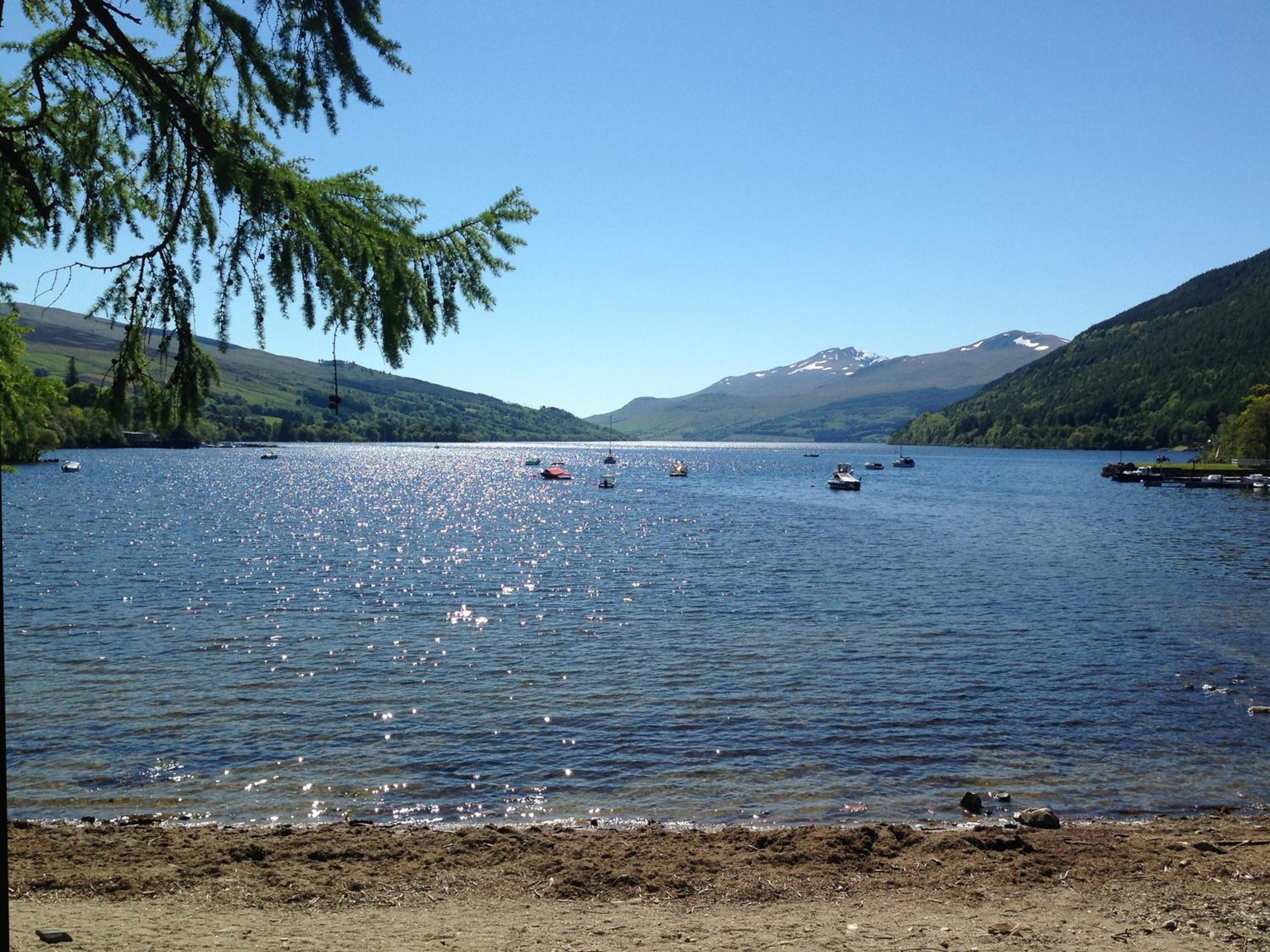 Bracken Lodges, Loch Tay, Linnie Lodge view 3