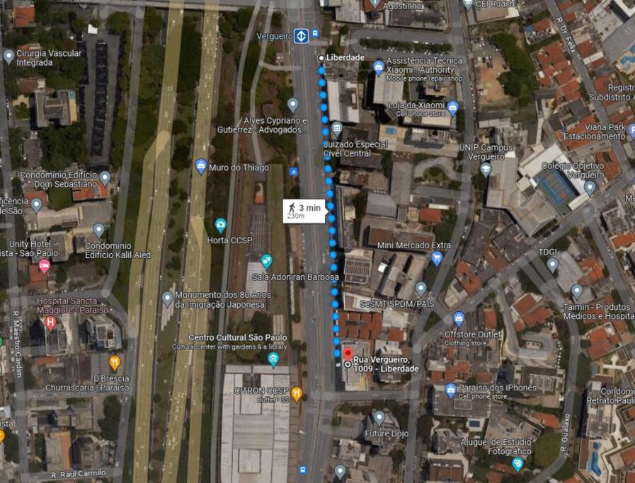 VE0907 I Studio Vergueiro - Proximo Paulista Av e Ibirapuera Park