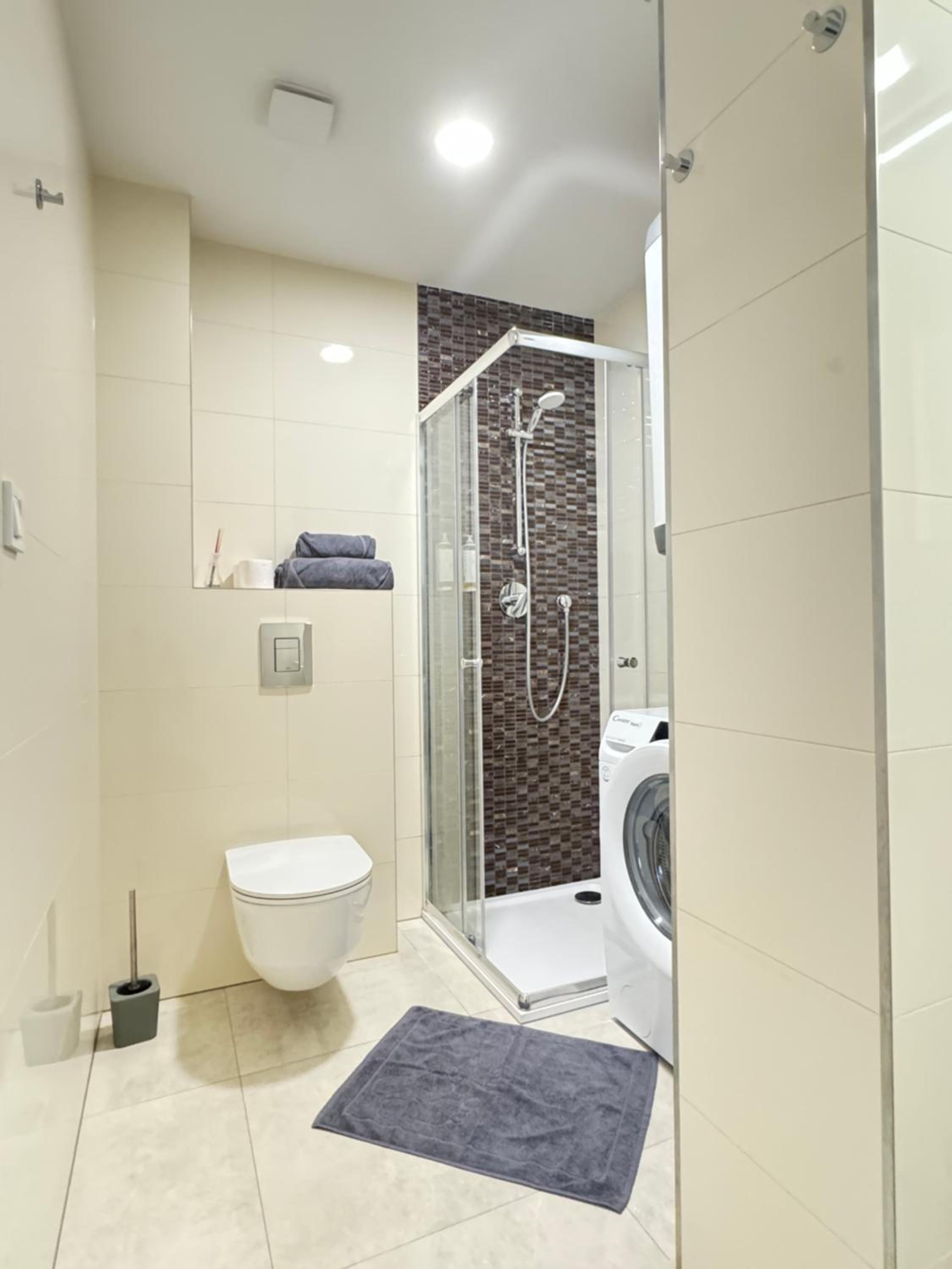 New modern-style apartment with balcony in the Prague 2