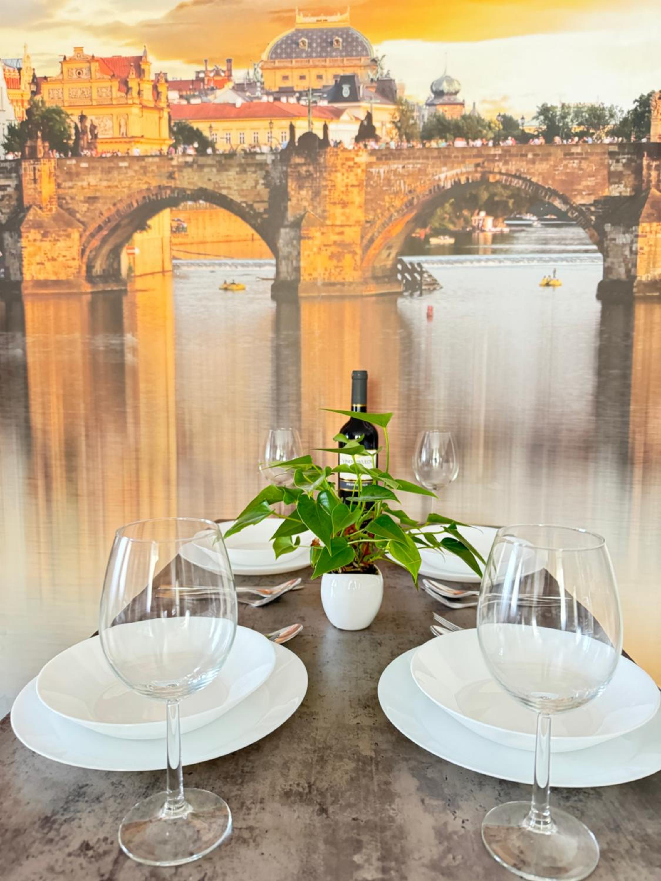 New modern-style apartment with balcony in the Prague 2