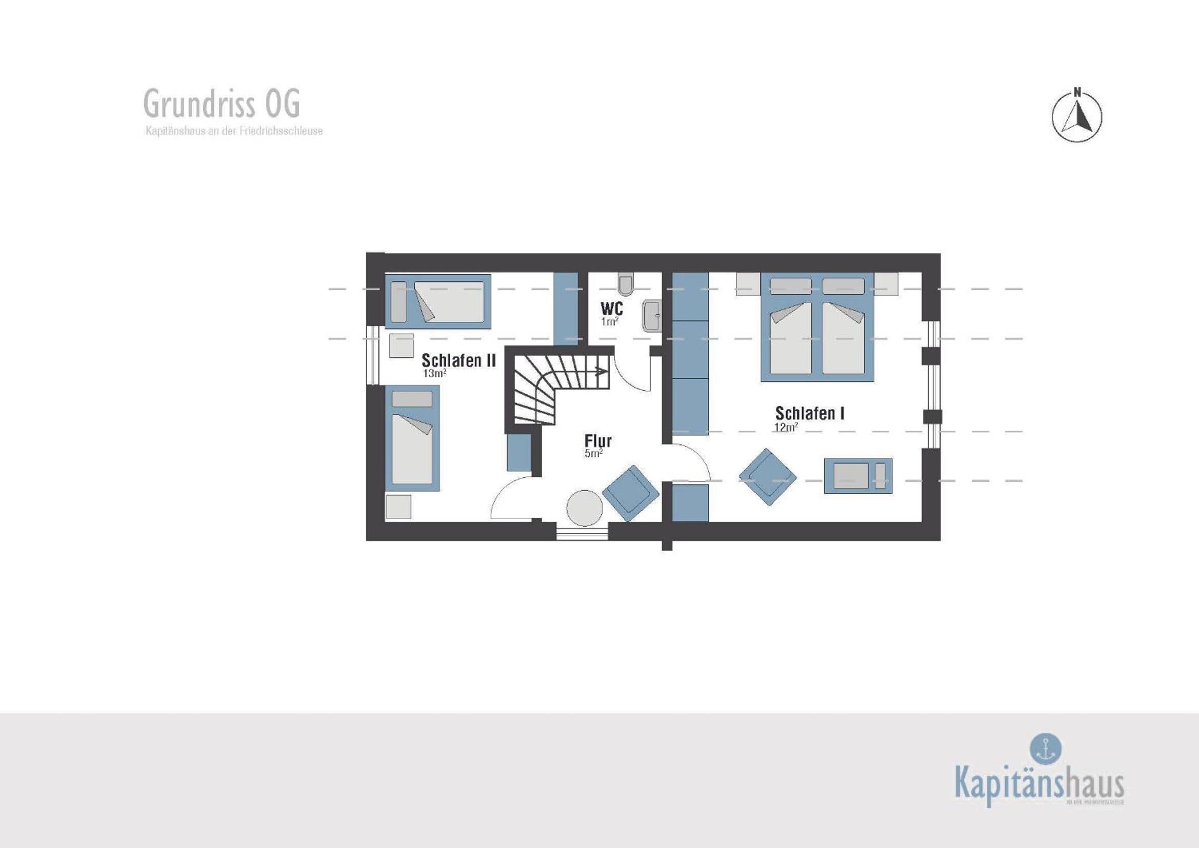 Kapitänshaus an der Friedrichsschleuse