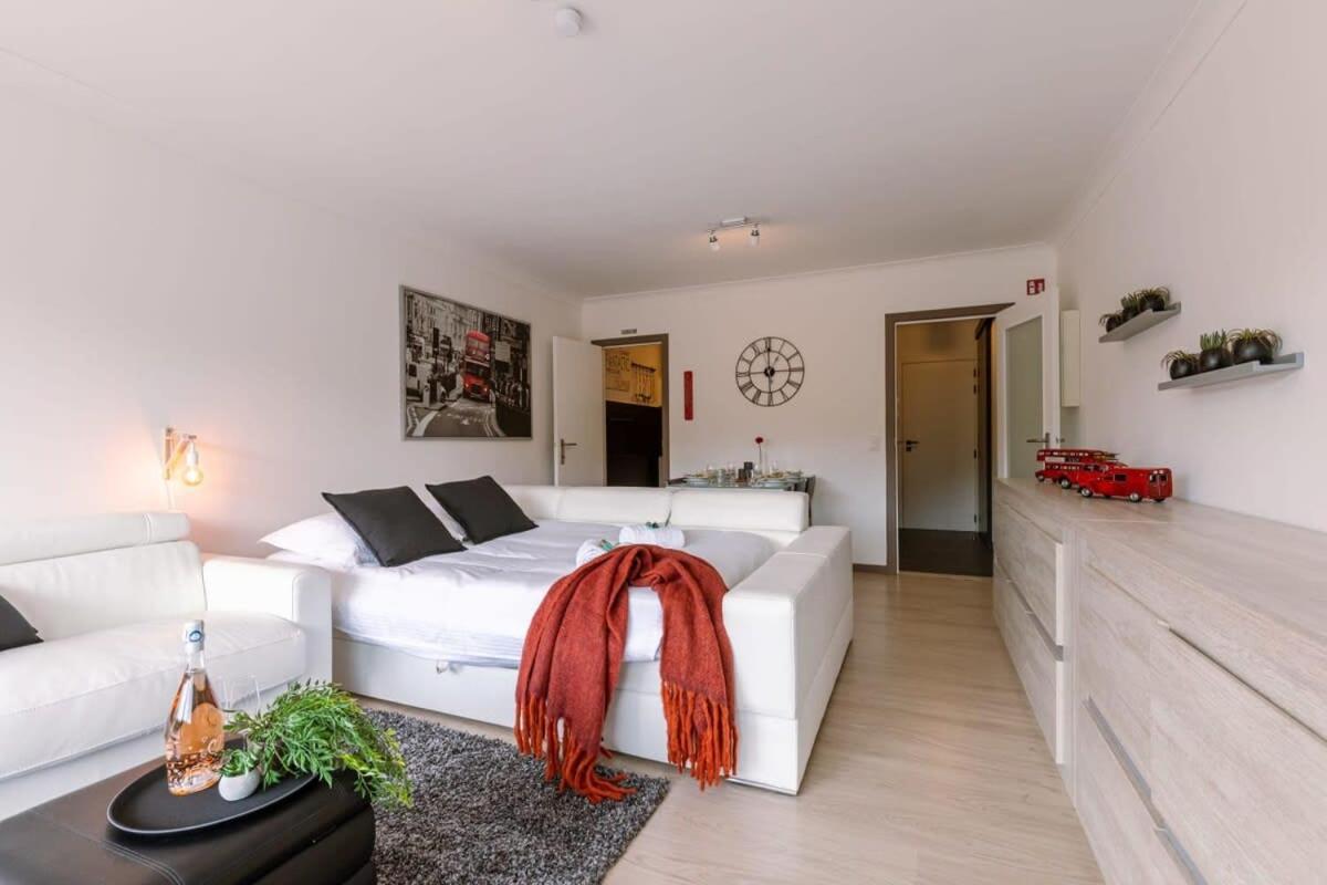 Modern studio with balcony near the beach view 2
