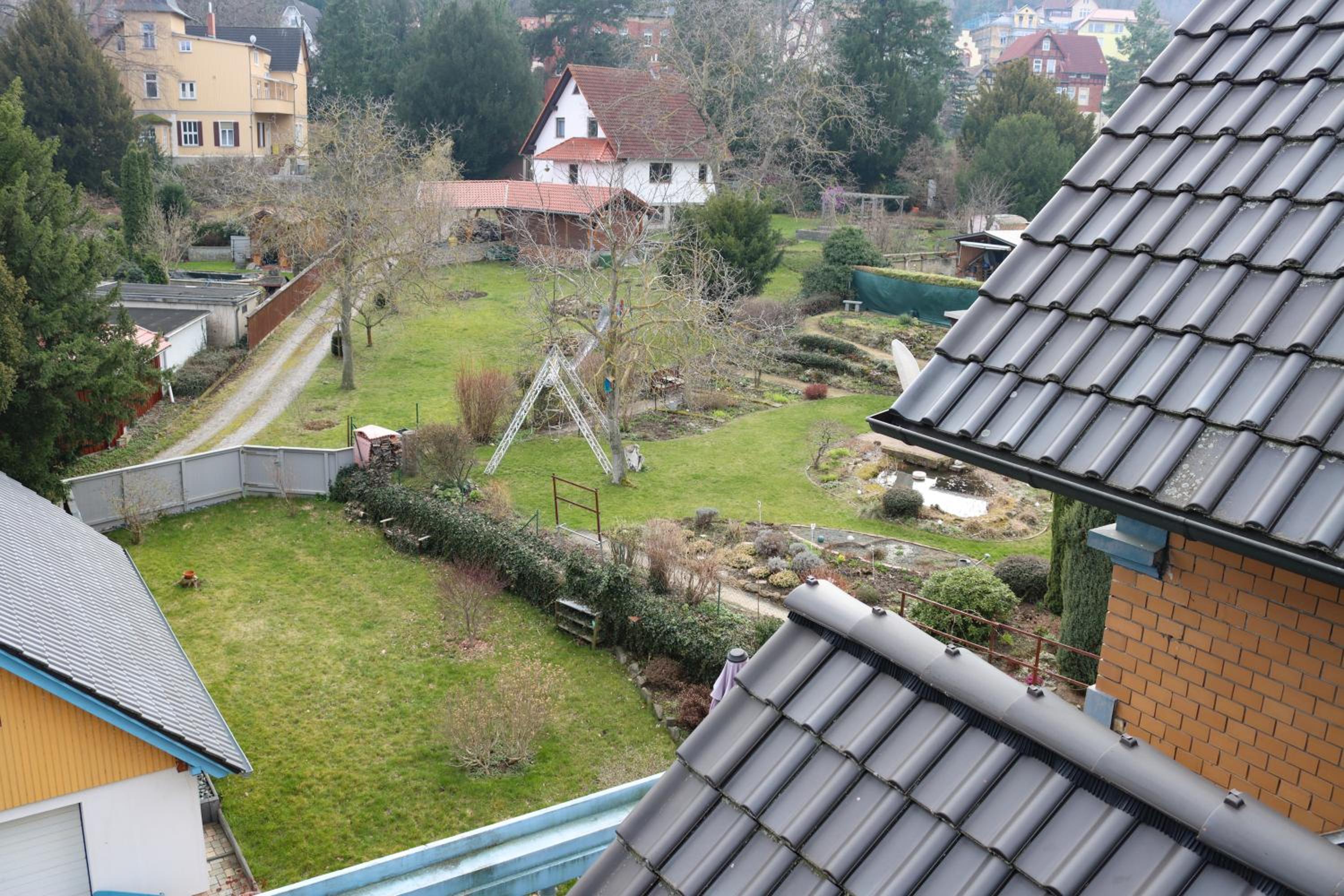 Ferienwohnung -Villa Am Stadtpark- Blankenburg mit Balkon und Sauna