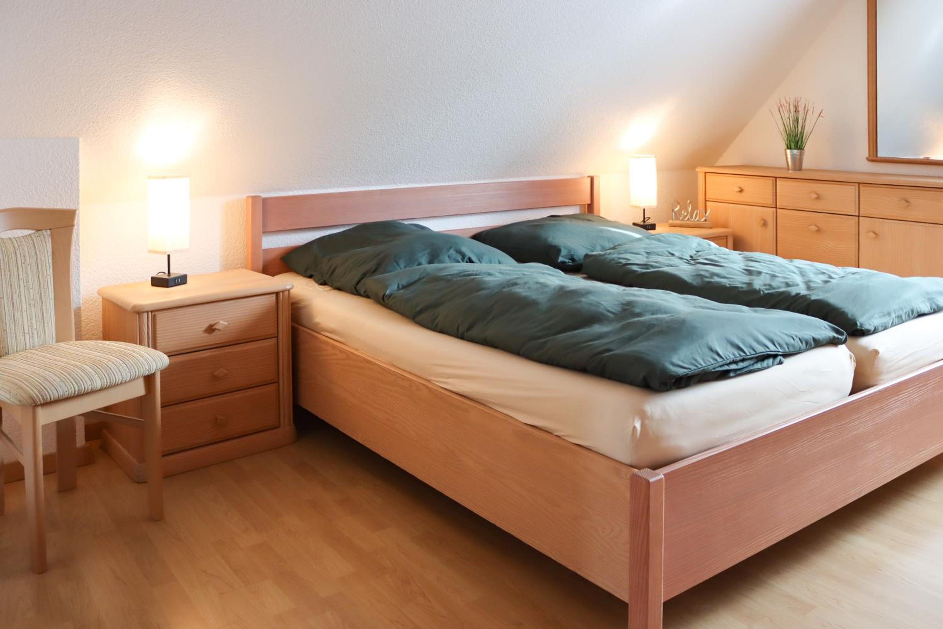 Ferienwohnung -Villa Am Stadtpark- Blankenburg mit Balkon und Sauna