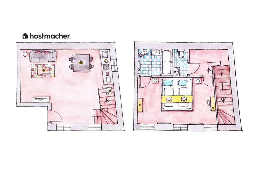 Cozy 1BR Duplex Near Center by HM