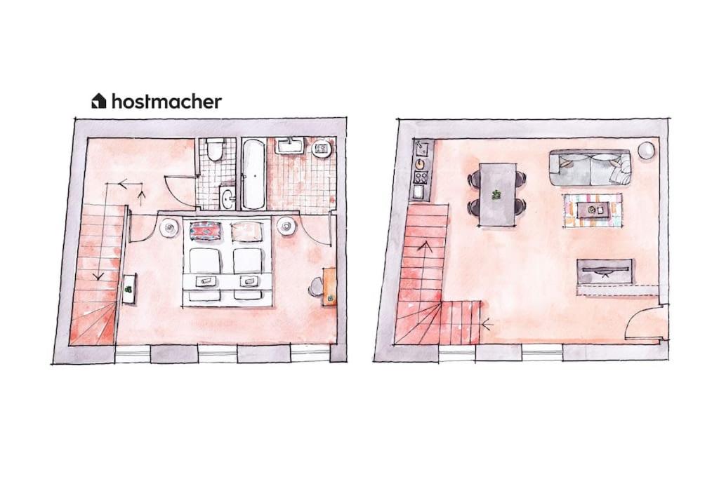 Neat 1BR Duplex by Metro and Center by HM