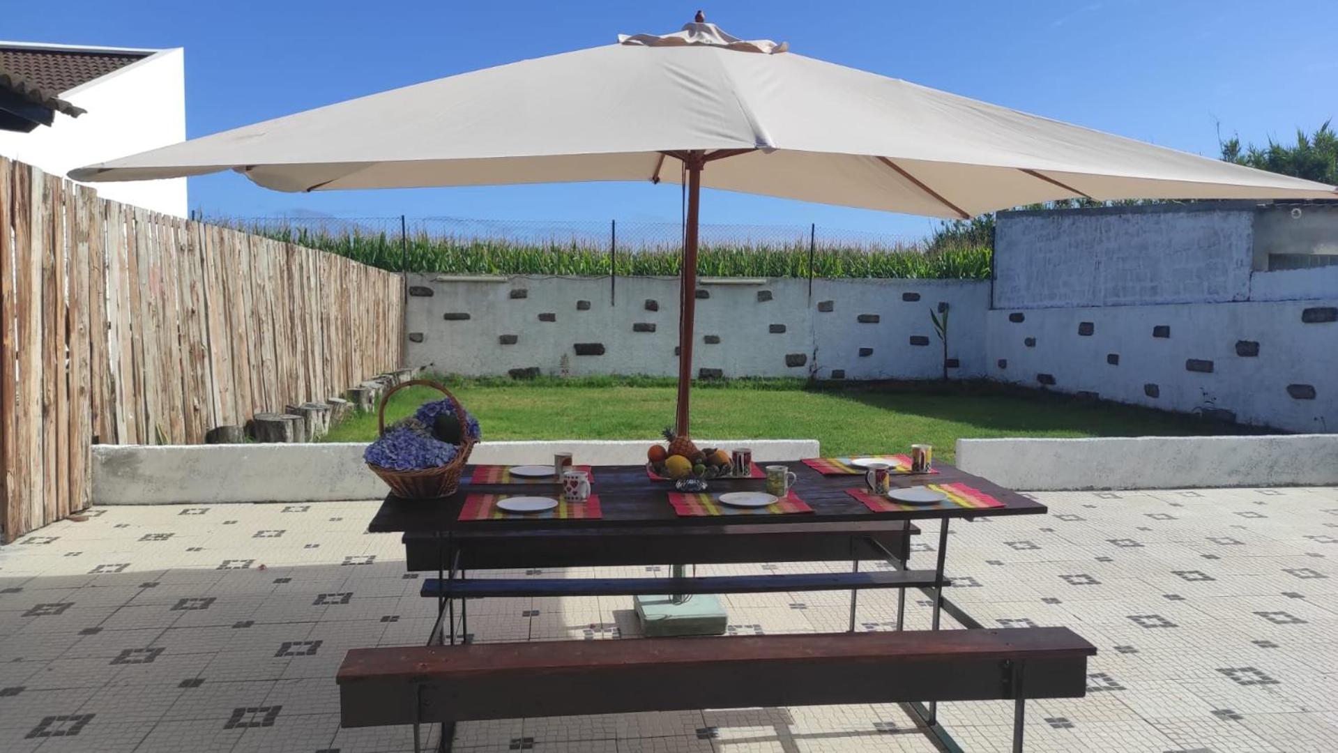 Casa da Uva-Mosteiros Vineyards House-Heated swimming-pool view 4