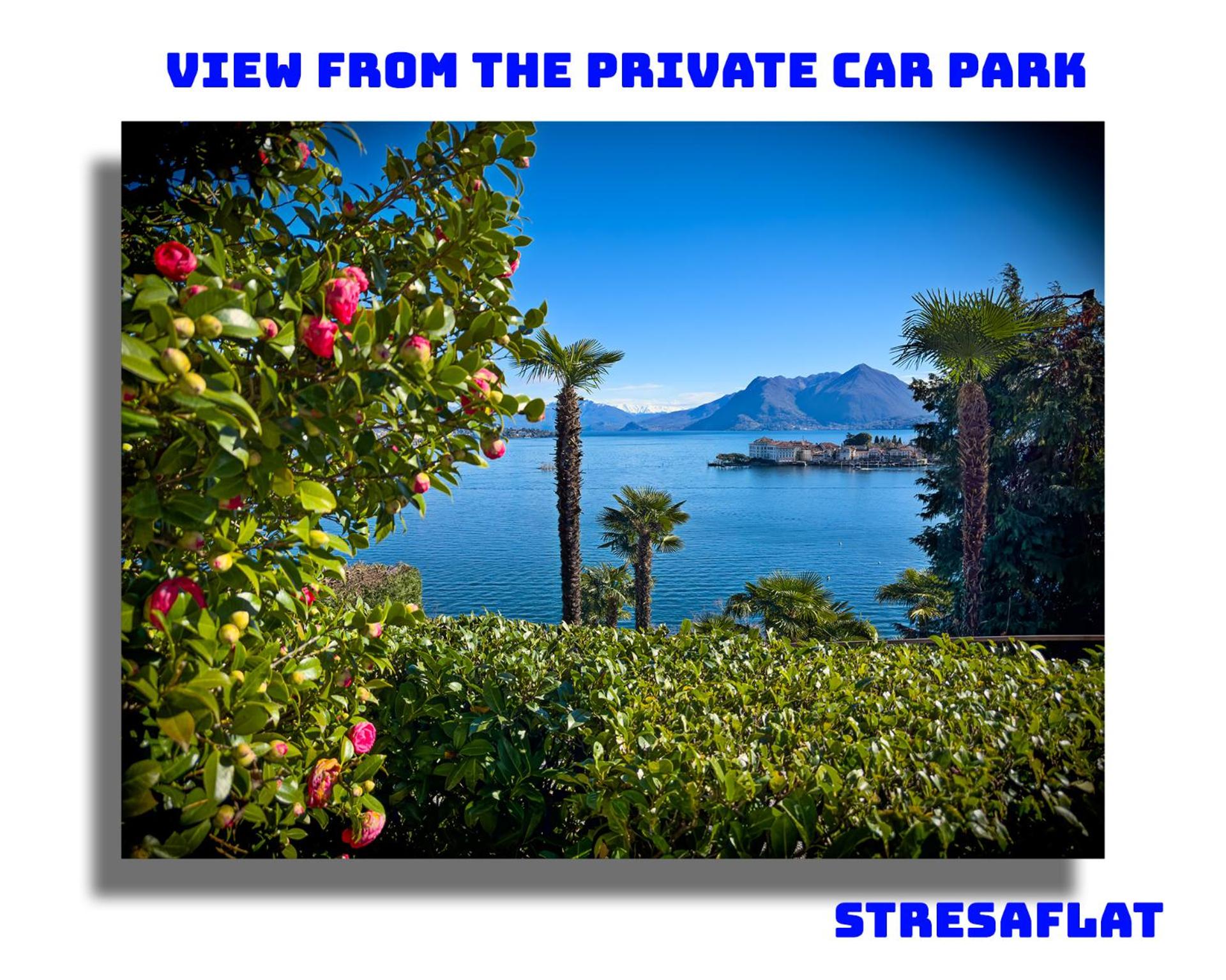Appartamento vista Lago, giardino spiaggia a Stresa vista Isole Borromee e Golfo Borromeo - STRESAFLAT