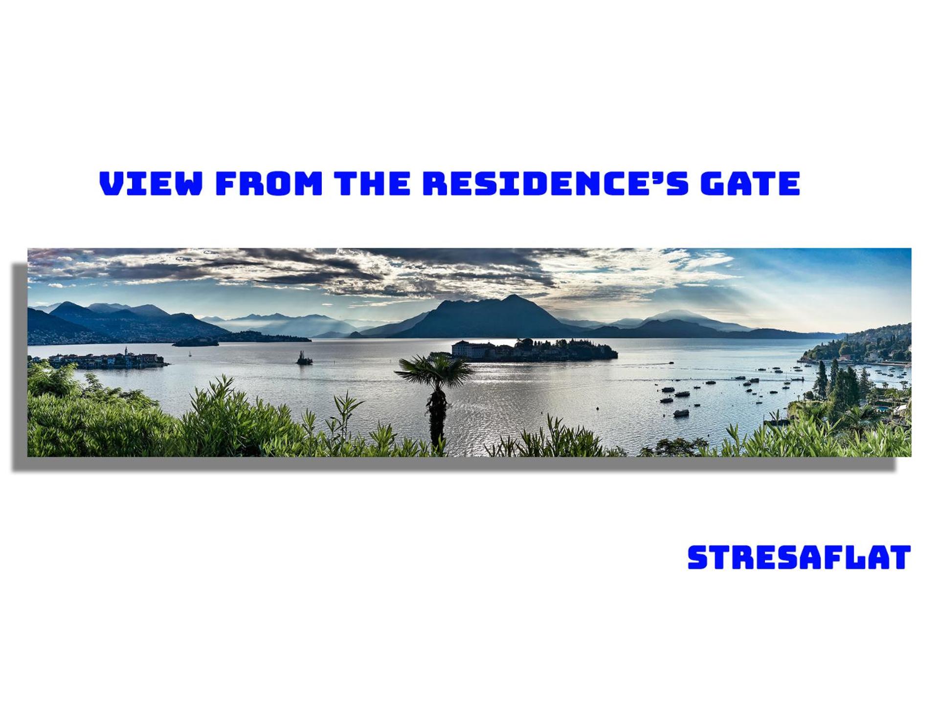 Appartamento vista Lago, giardino spiaggia a Stresa vista Isole Borromee e Golfo Borromeo - STRESAFLAT