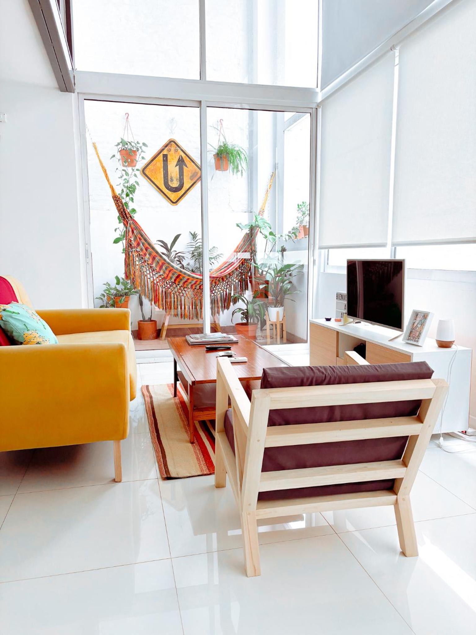 Amplio duplex urbano tipo Loft modular para armar de 1 a 4 personas en Recoleta