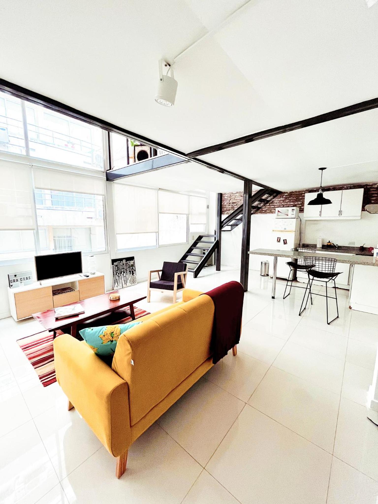 Amplio duplex urbano tipo Loft modular para armar de 1 a 4 personas en Recoleta