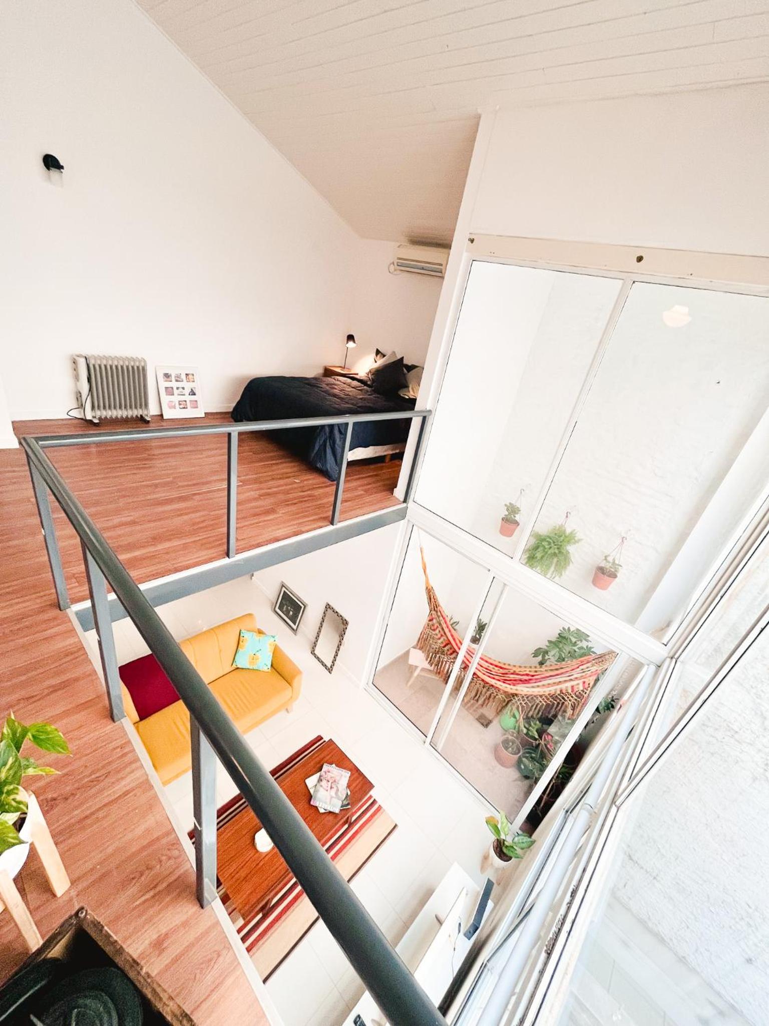 Amplio duplex urbano tipo Loft modular para armar de 1 a 4 personas en Recoleta