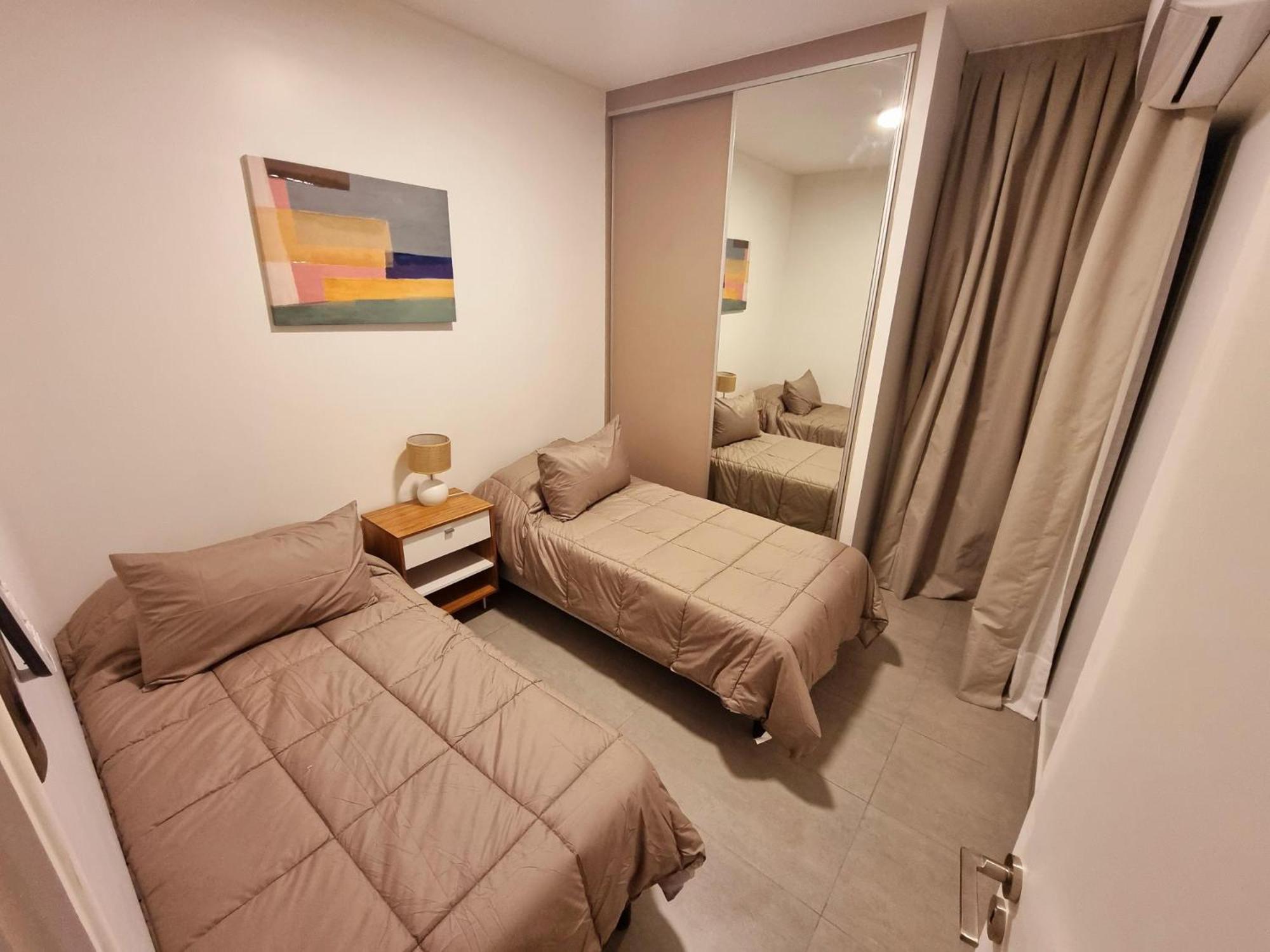 Departamento a estrenar, frente al parque