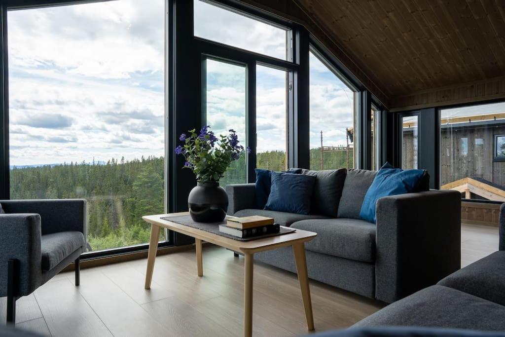 New, modern, cosy hut close to Norefjell Ski & Spa view 4