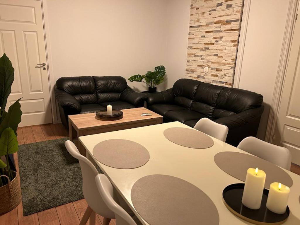 Sentrums leilighet med balkong