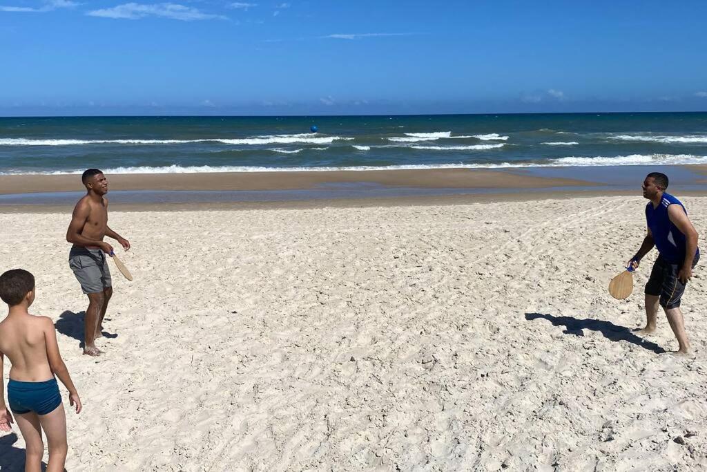Chalé pé na areia