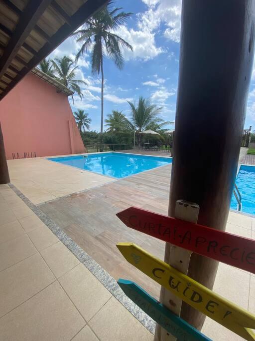 Chalé pé na areia