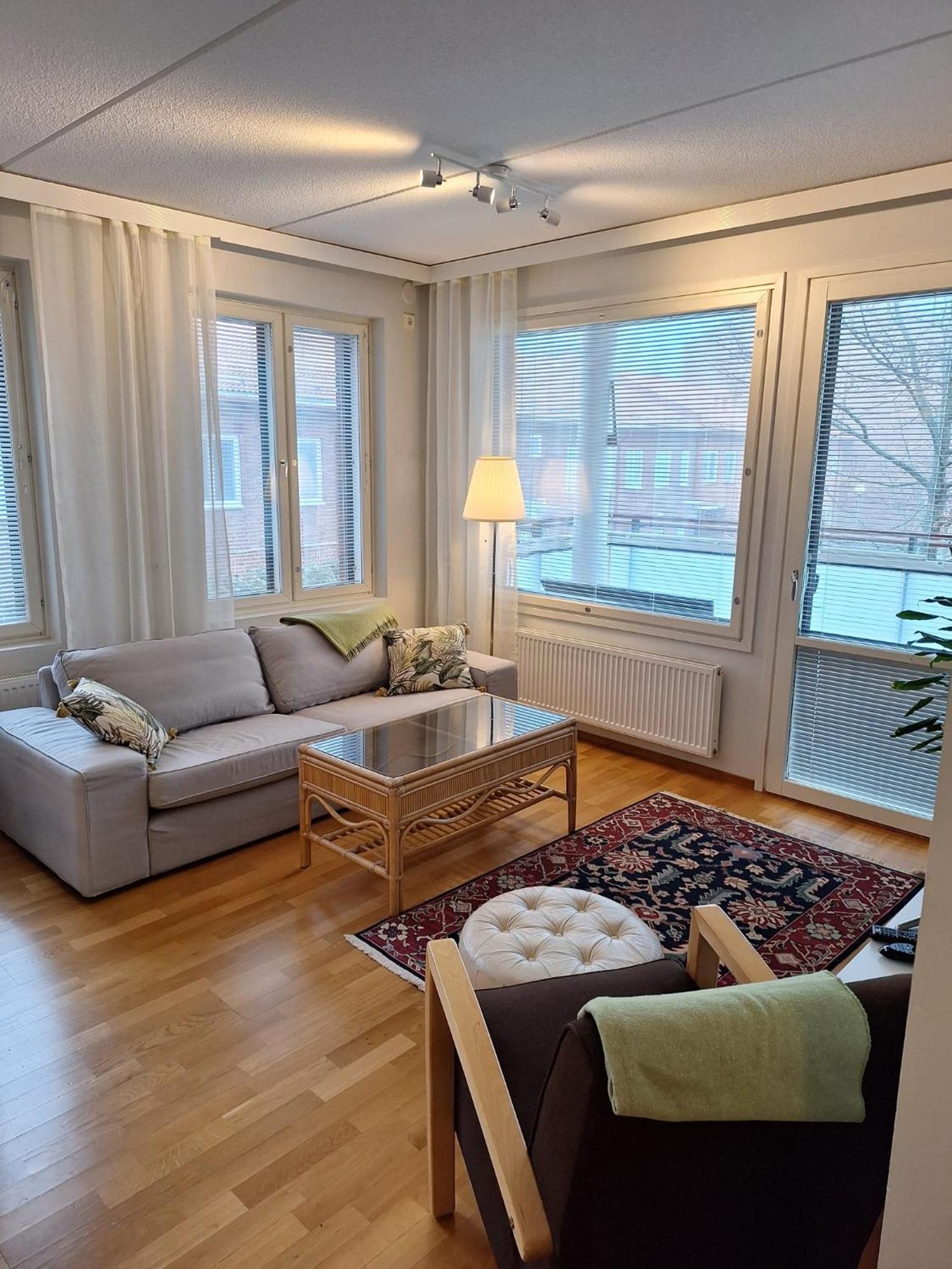 two-room apartment midle in Kotka with sauna view 2