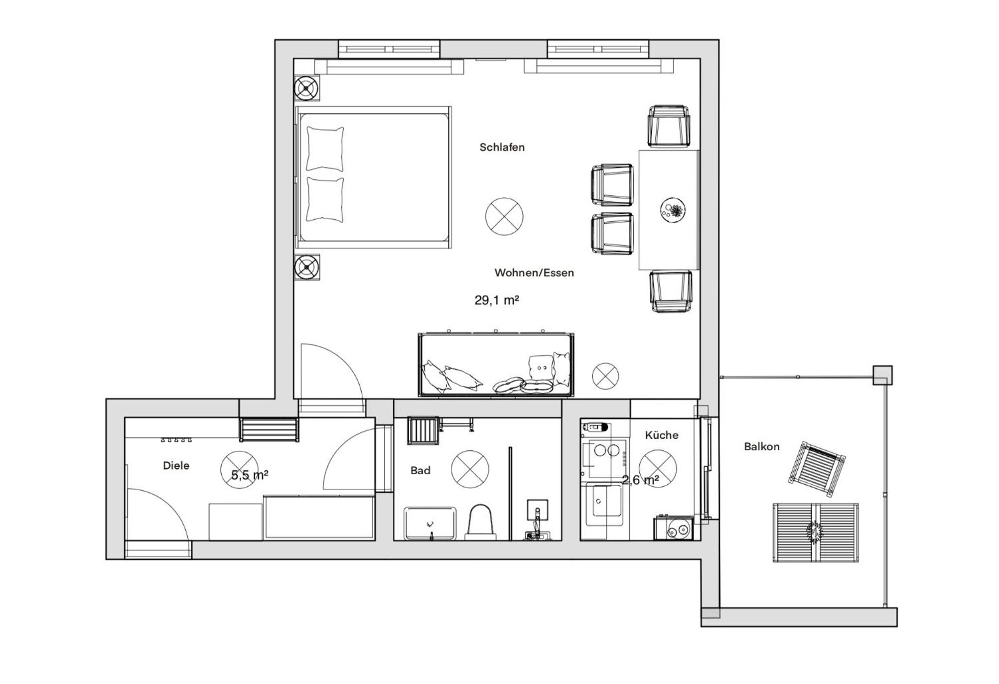Dresden Vacations - Pineapple Apartments Studio-Apartment am Zwinger - Property Image 11