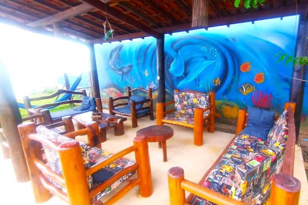 Pousada Azul com vista maravilhosa