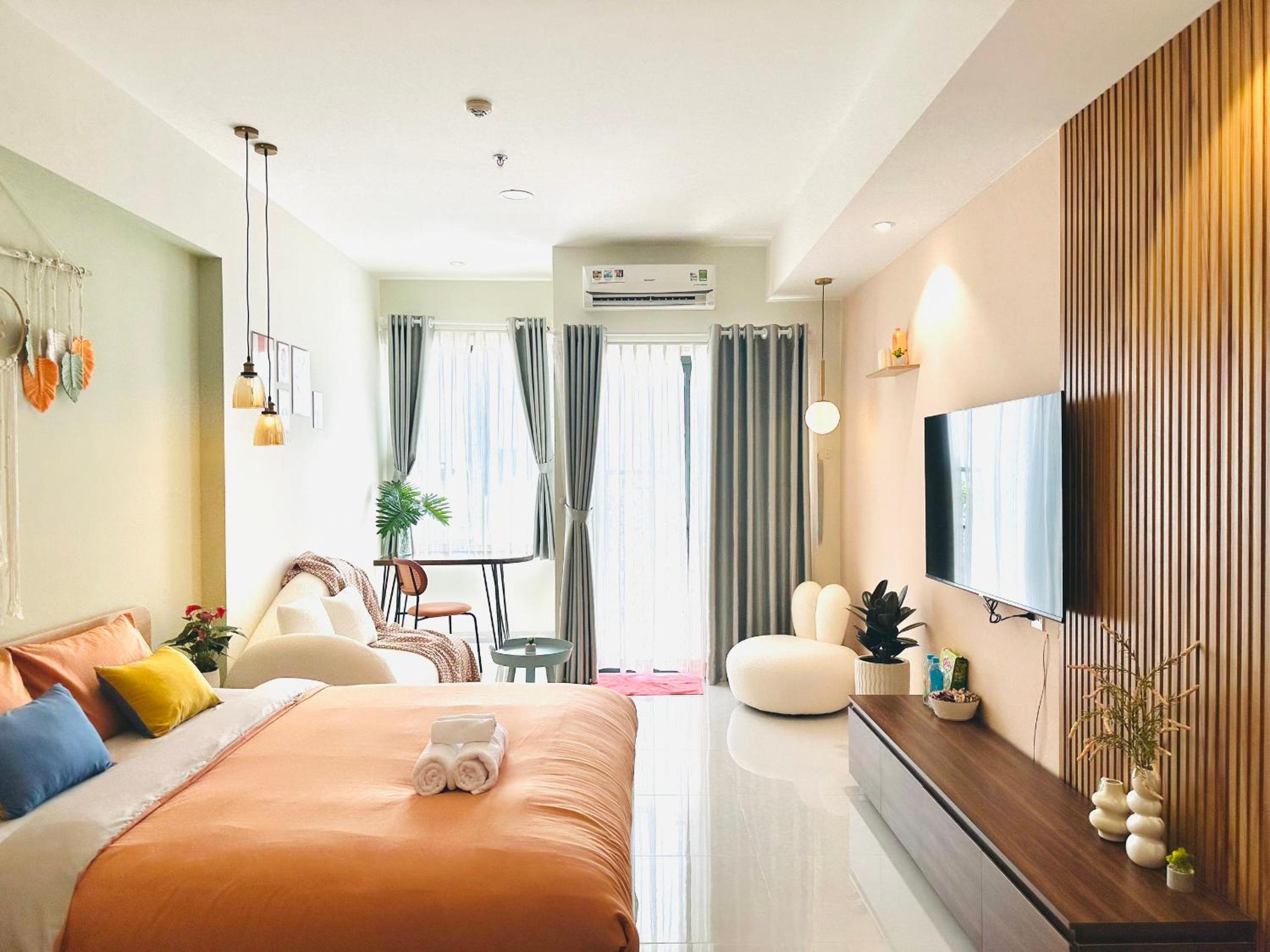 DoHa Homes Soho Residence #Studio Luxury-1Bed-Lầu cao-Mới