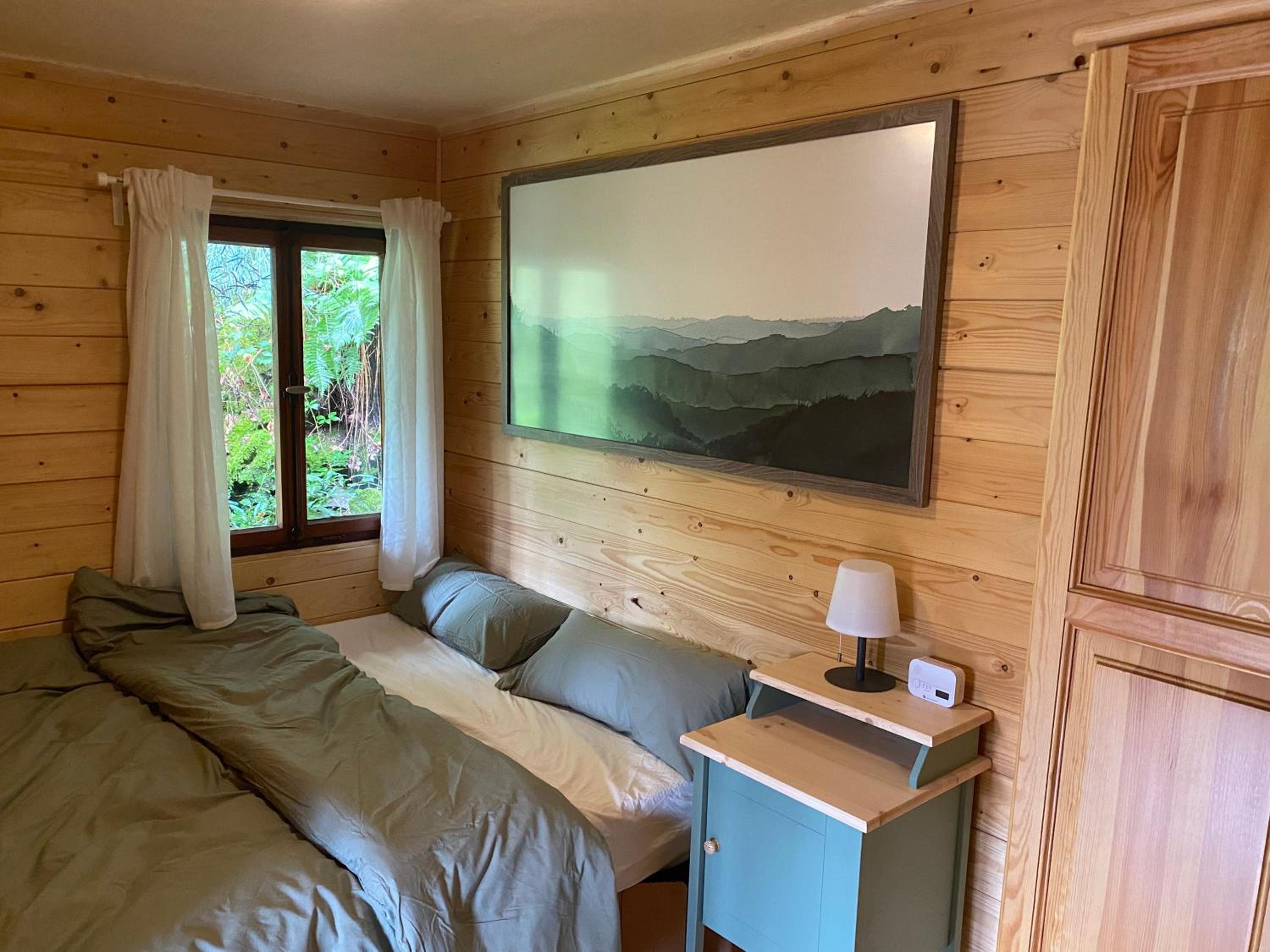 Autarke, idyll. Hütte mit Kamin+Aussicht